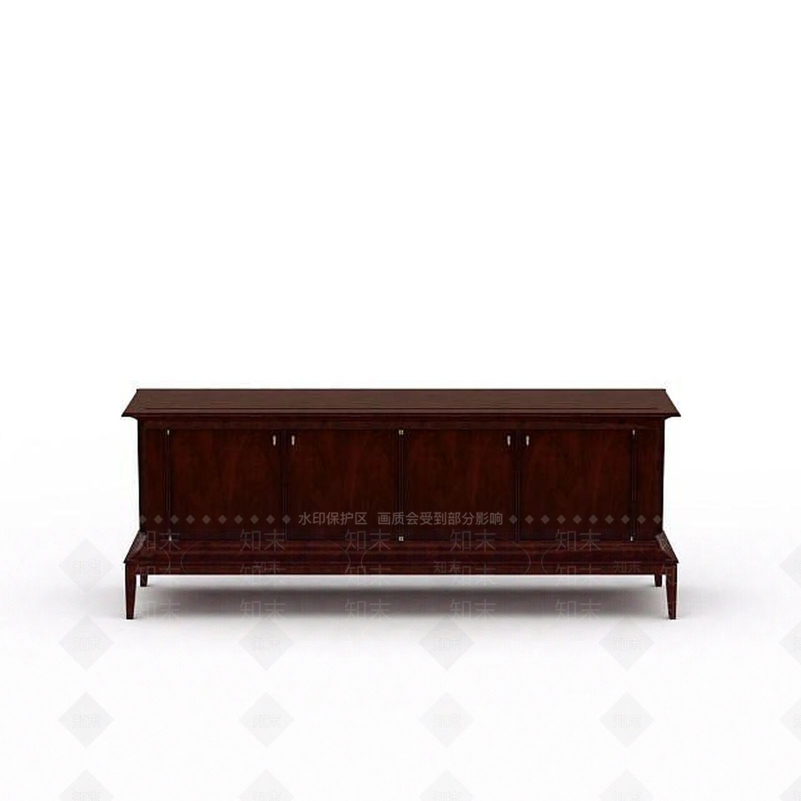 现代精致实木柜3D模型下载【ID:1198846316】