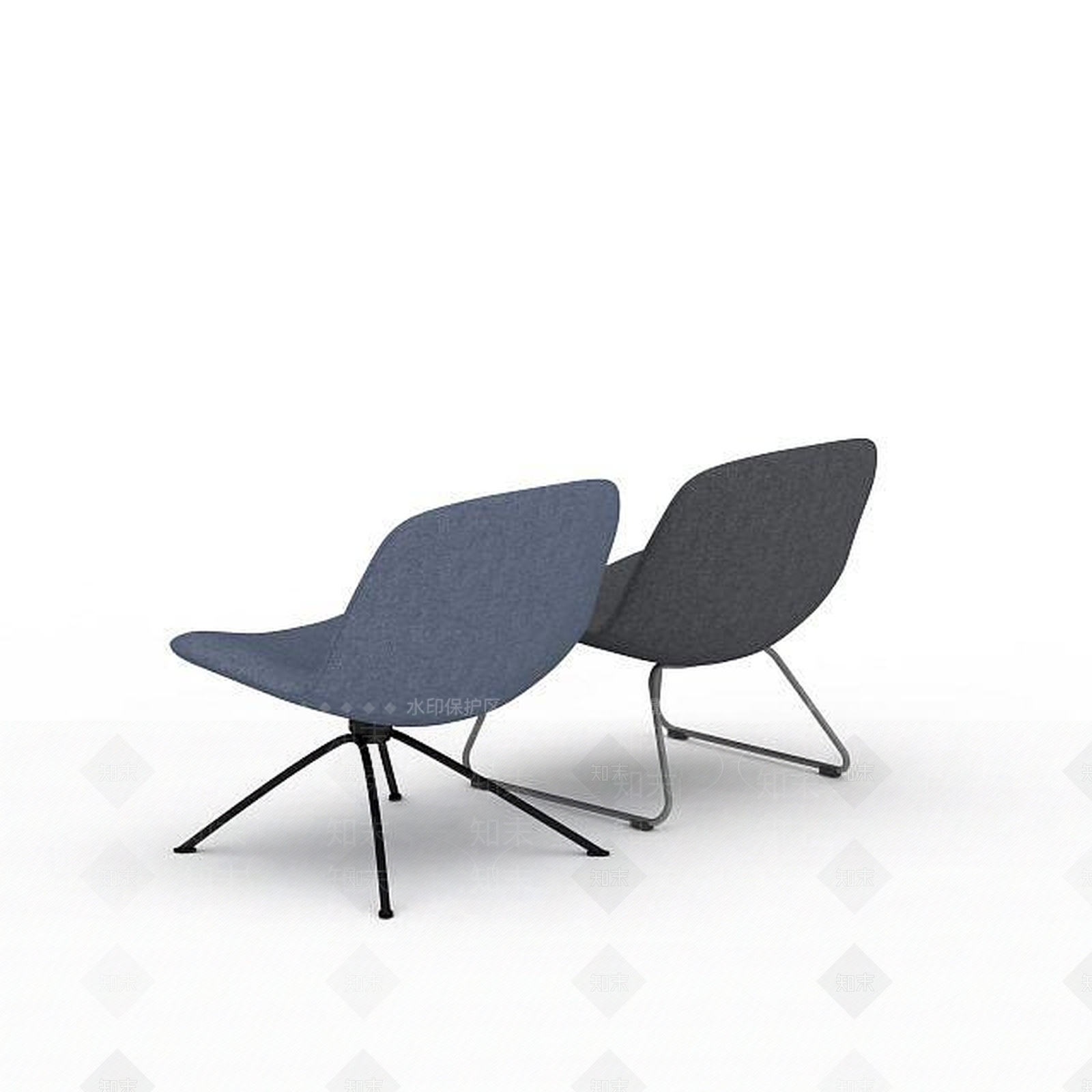 现代办公椅3D模型下载【ID:1198846790】