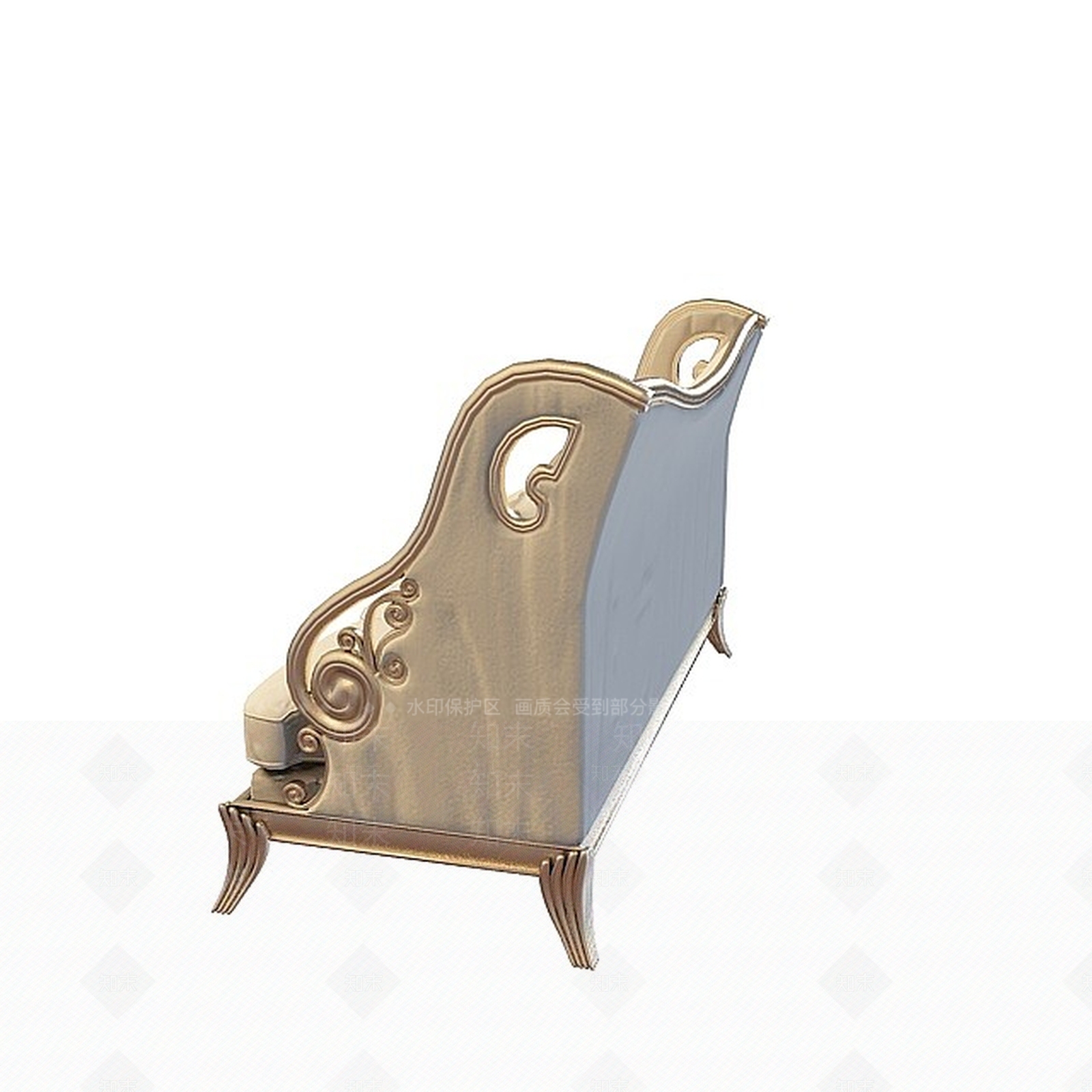 现代奢华欧式沙发组合3D模型下载【ID:1198848228】