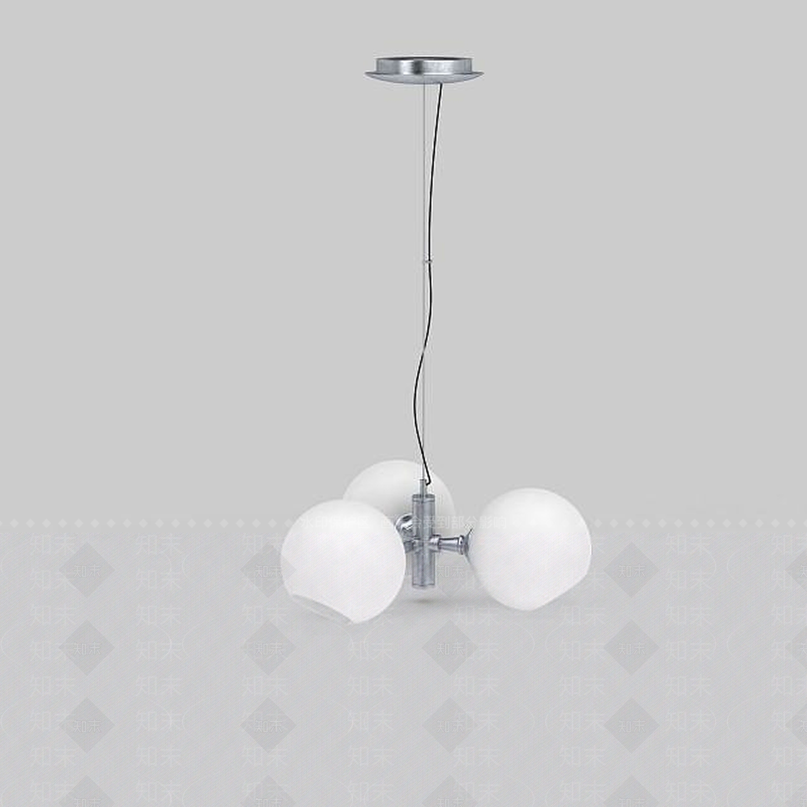 现代室内吊灯3D模型下载【ID:1198849619】