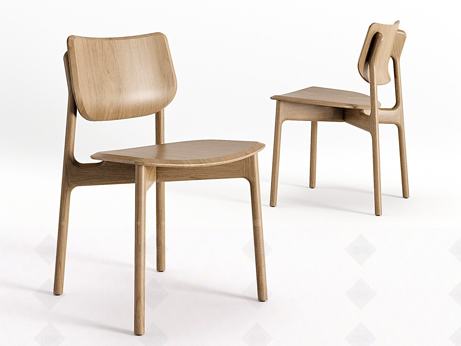 现代新中式餐椅SU模型下载【ID:1198849853】
