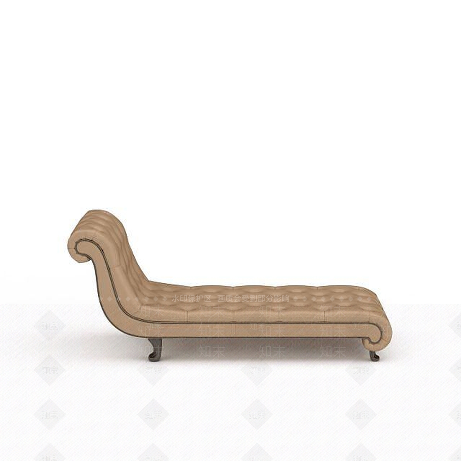 现代真皮沙发躺椅3D模型下载【ID:1198850987】