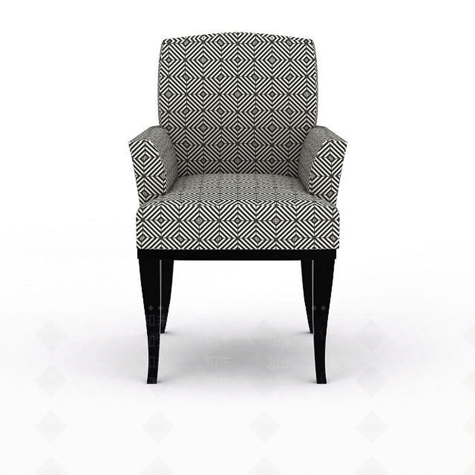 现代方形沙发椅3D模型下载【ID:1198851807】