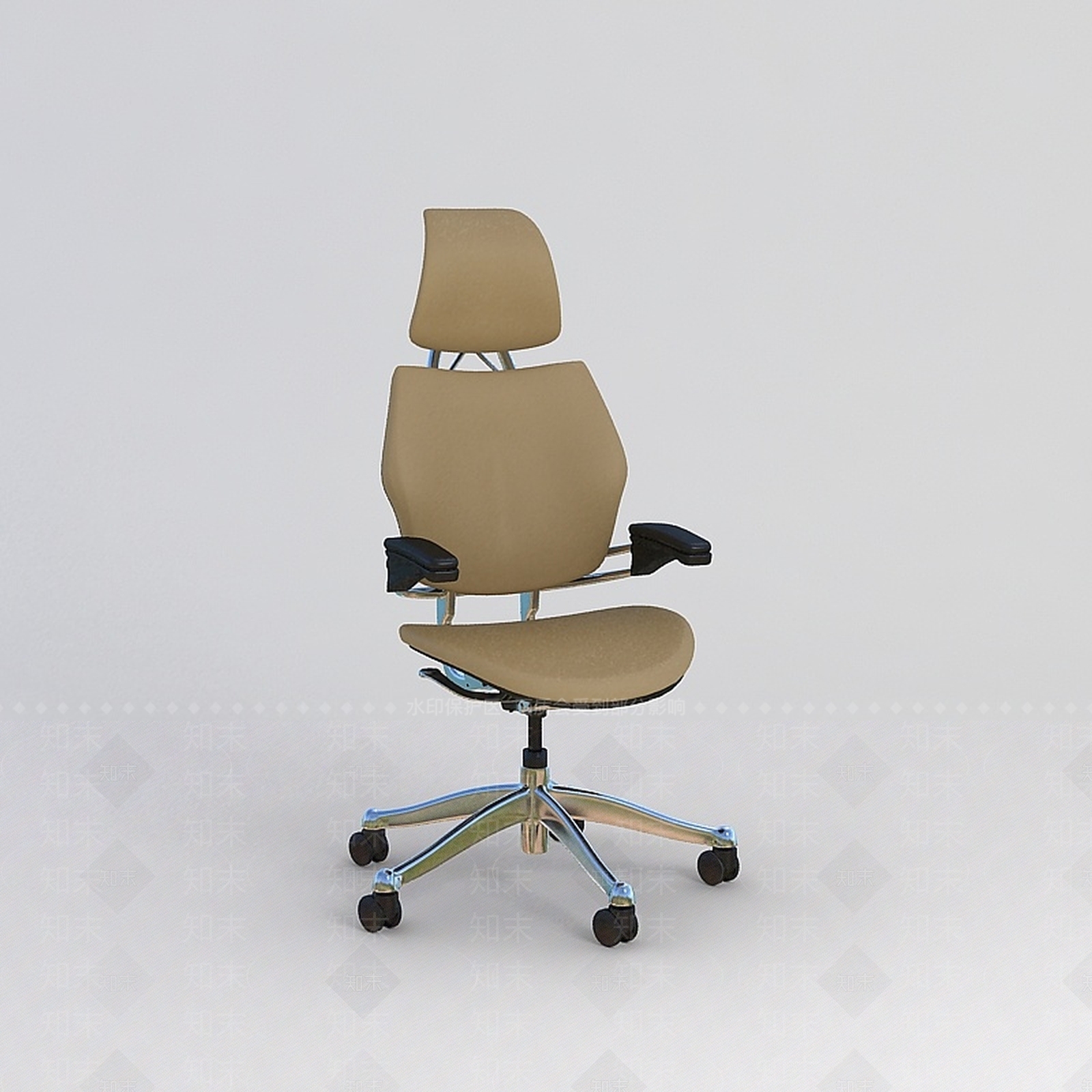 现代办公室转椅3D模型下载【ID:1198854393】