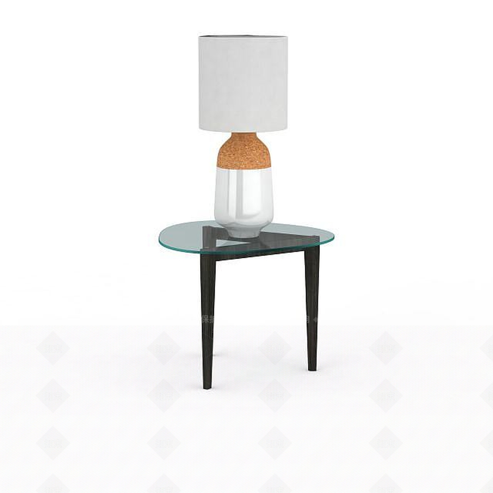 现代客厅台灯3D模型下载【ID:1198856343】