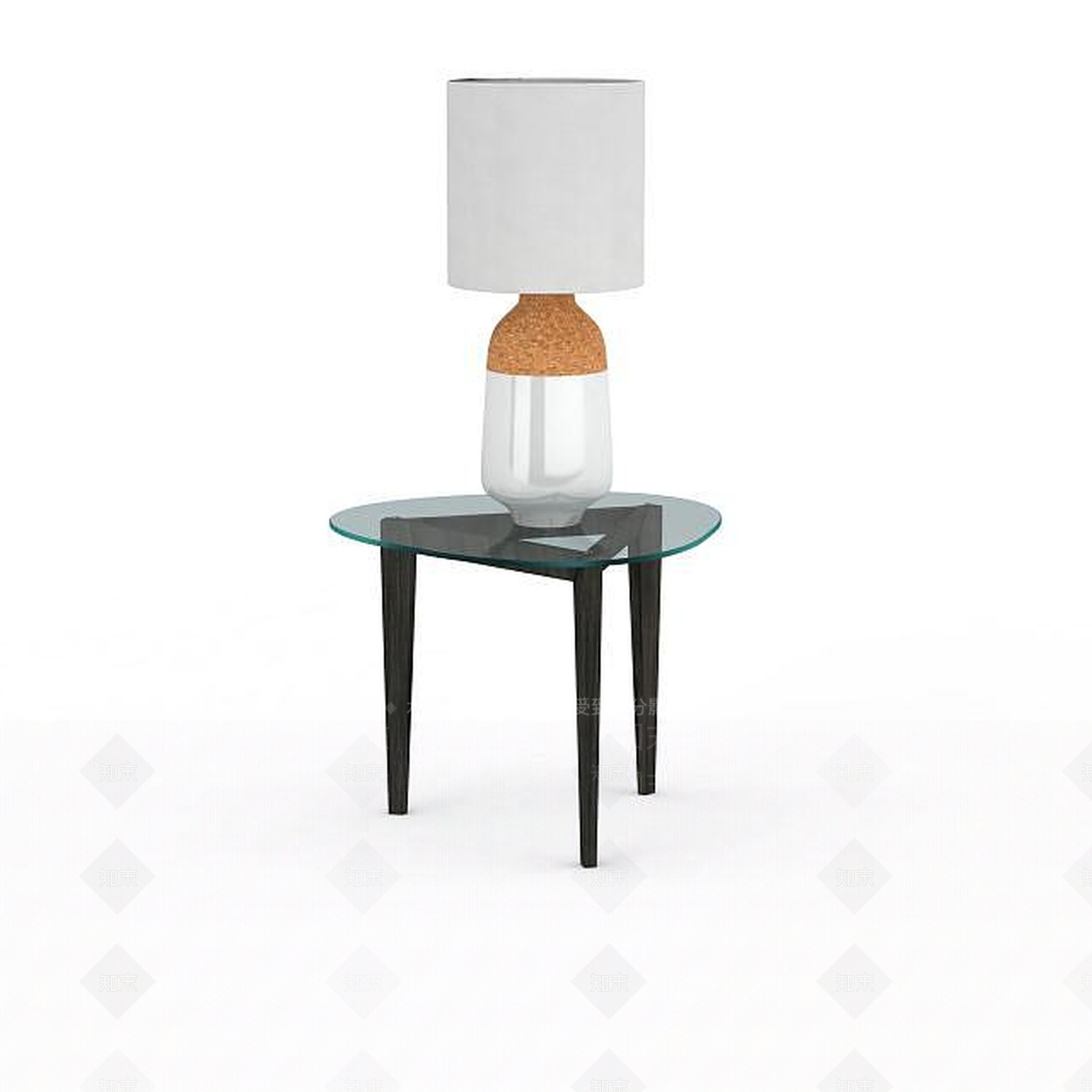 现代客厅台灯3D模型下载【ID:1198856343】