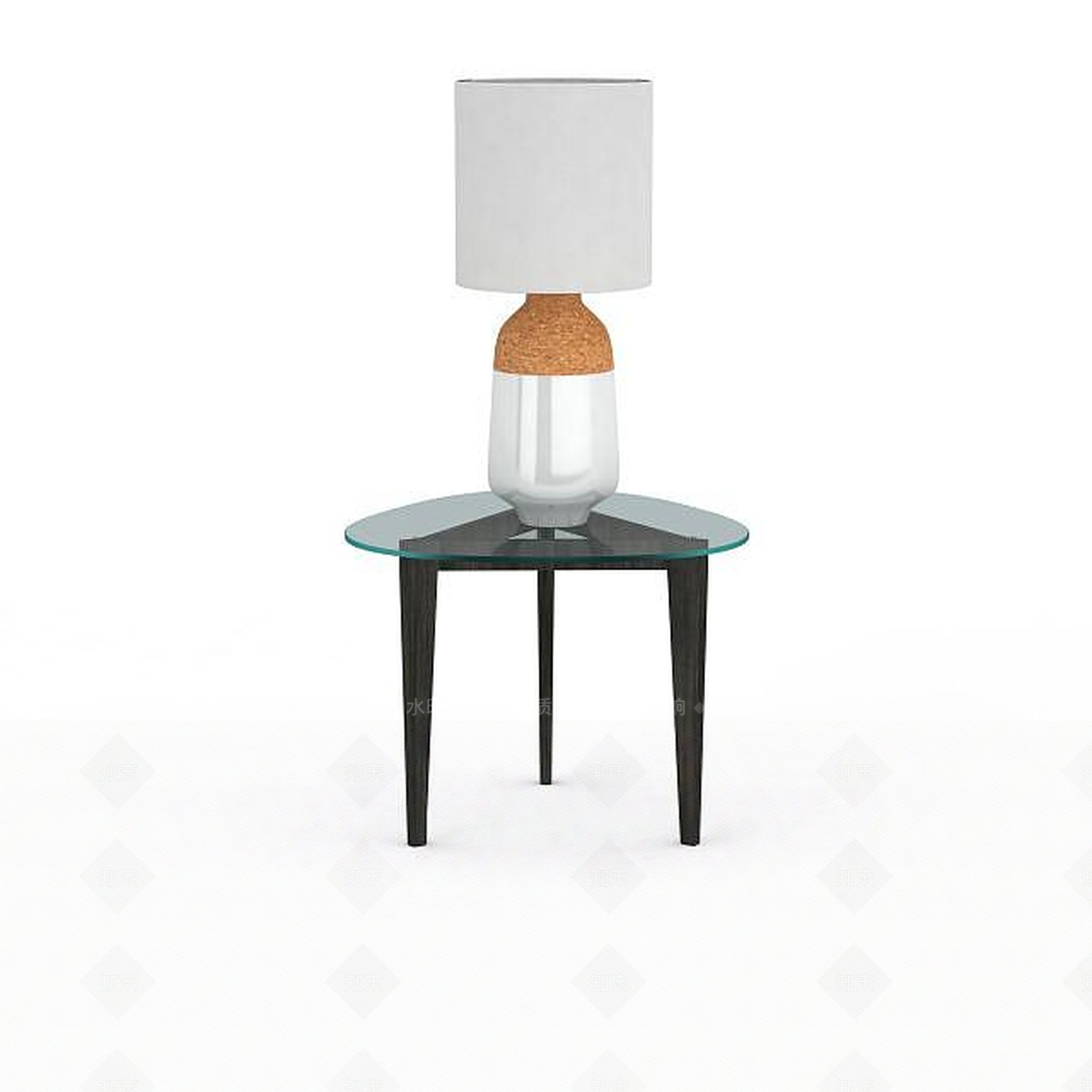 现代客厅台灯3D模型下载【ID:1198856343】