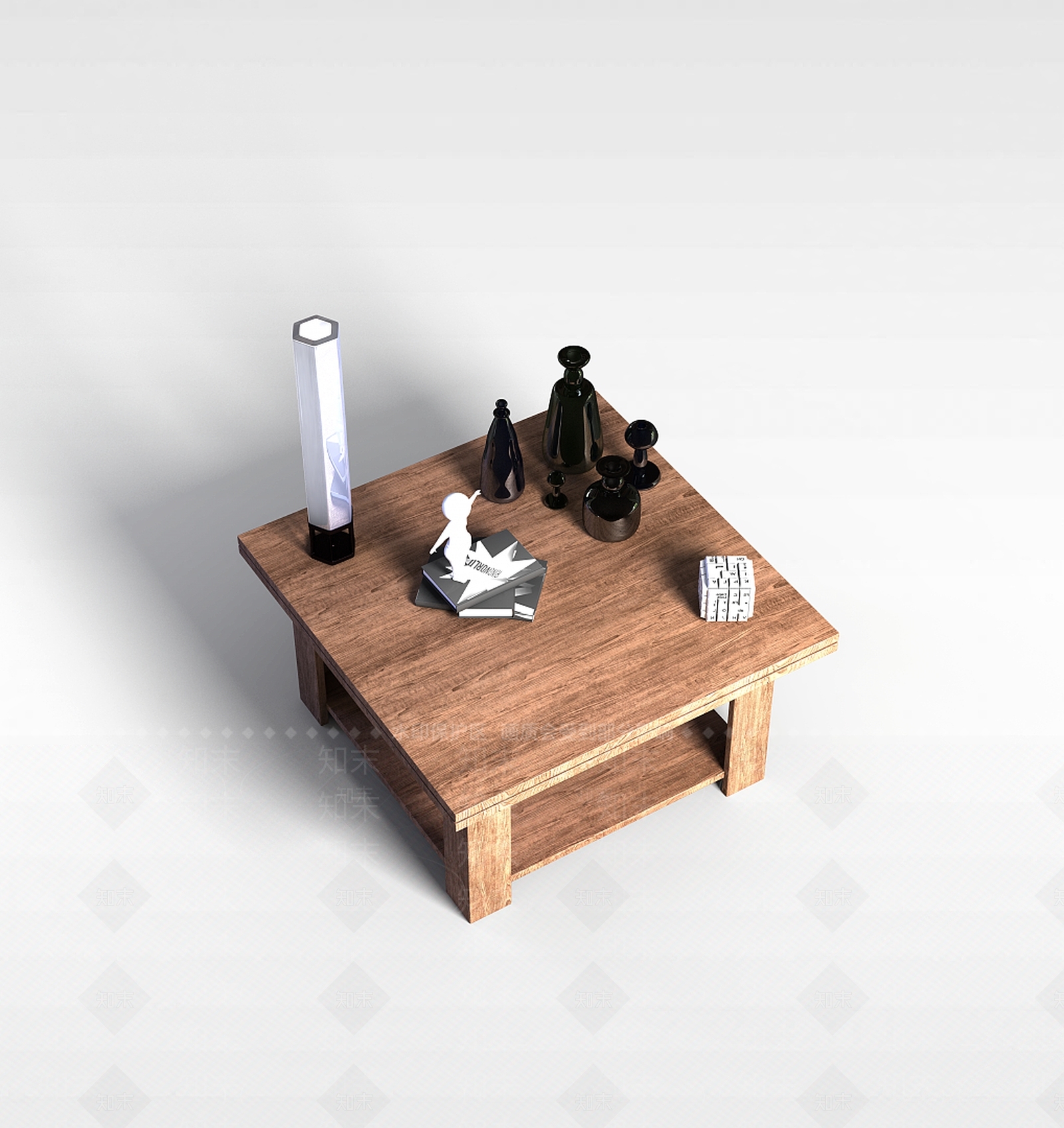 现代客厅桌子3D模型下载【ID:1198856400】