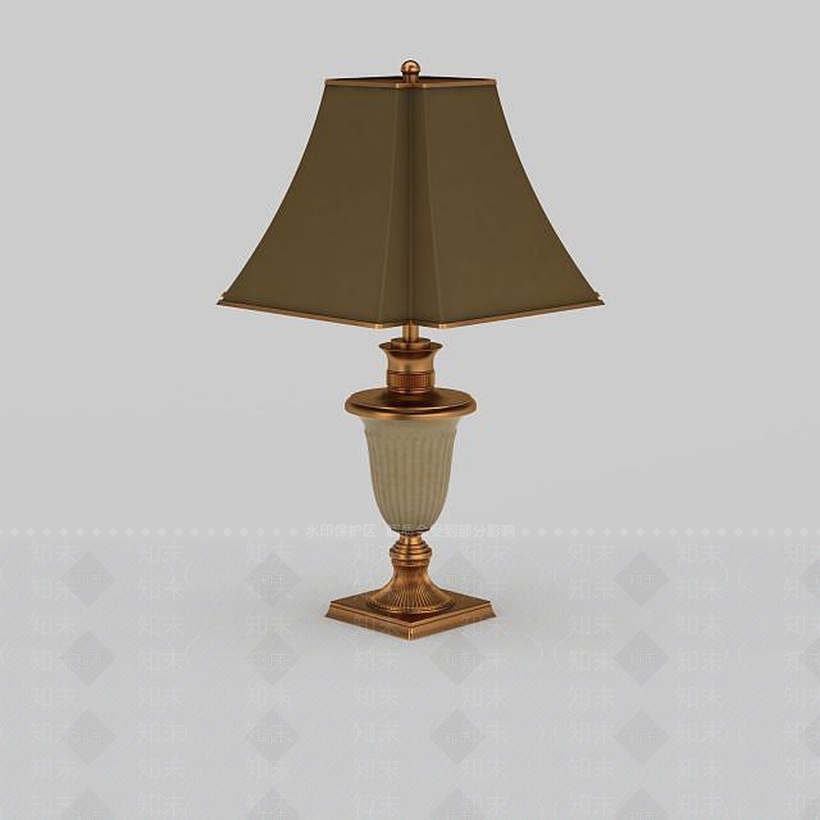 现代客厅台灯3D模型下载【ID:1198856988】
