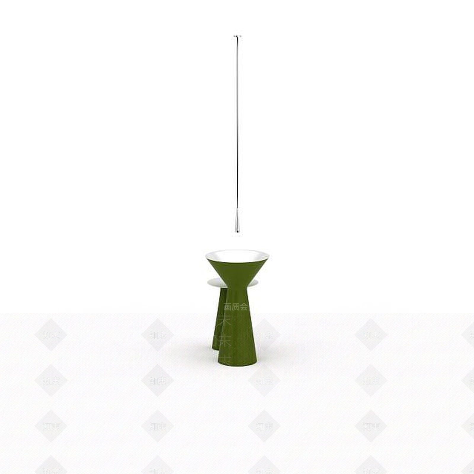 现代简约艺术造型洗手池3D模型下载【ID:1198858606】