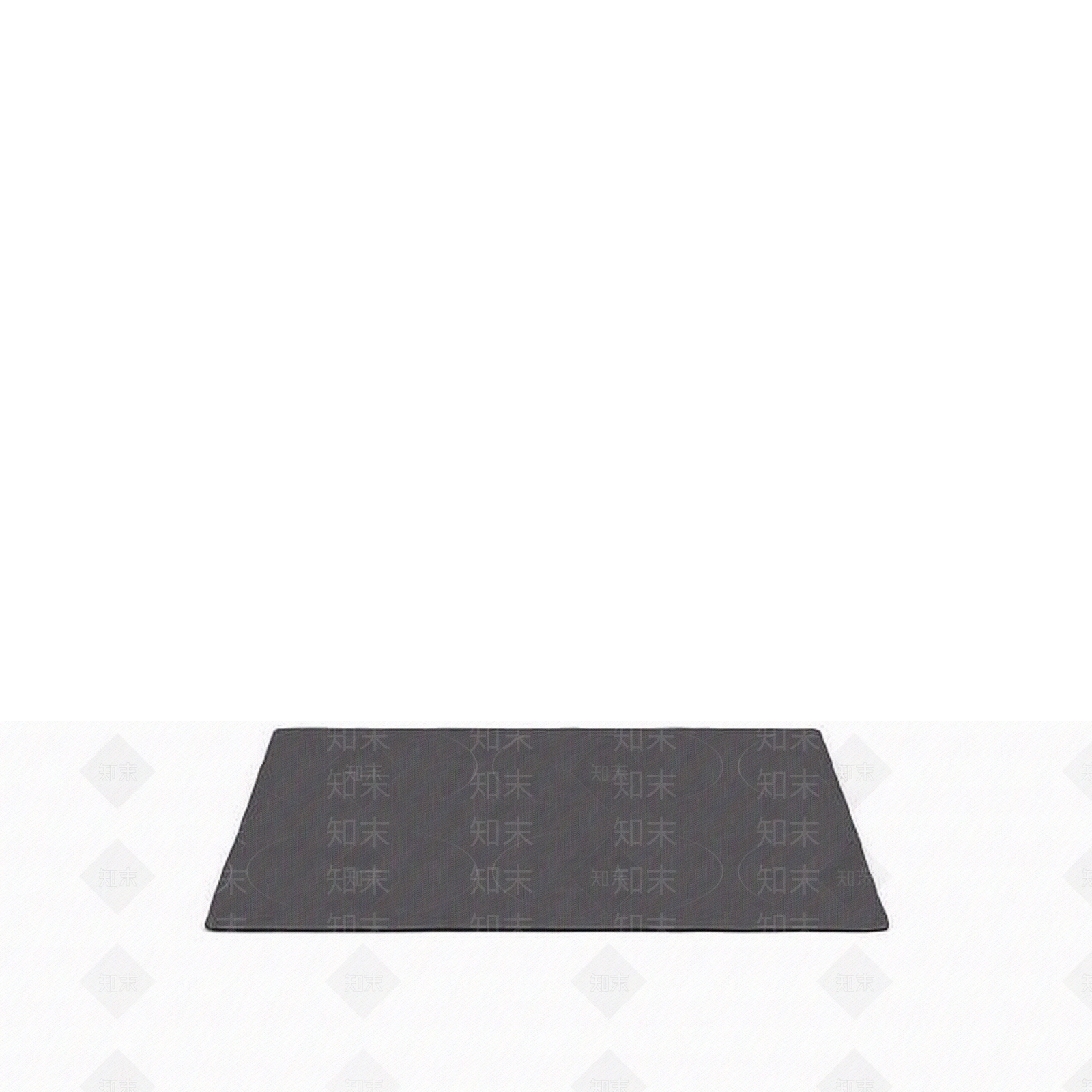 现代简约灰色布艺地垫3D模型下载【ID:1198859128】