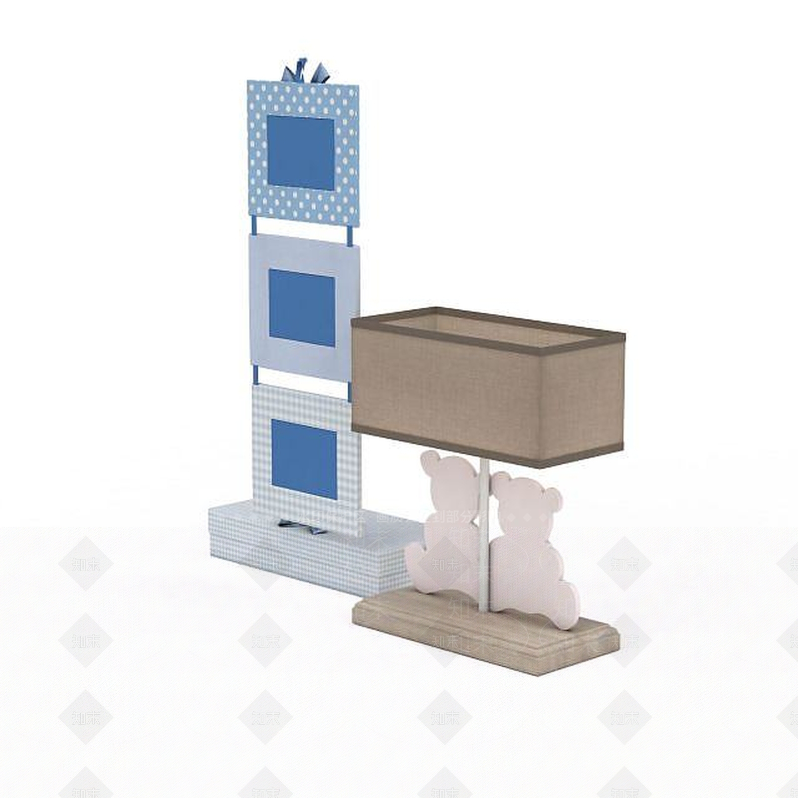 现代儿童屋装饰品3D模型下载【ID:1198862166】