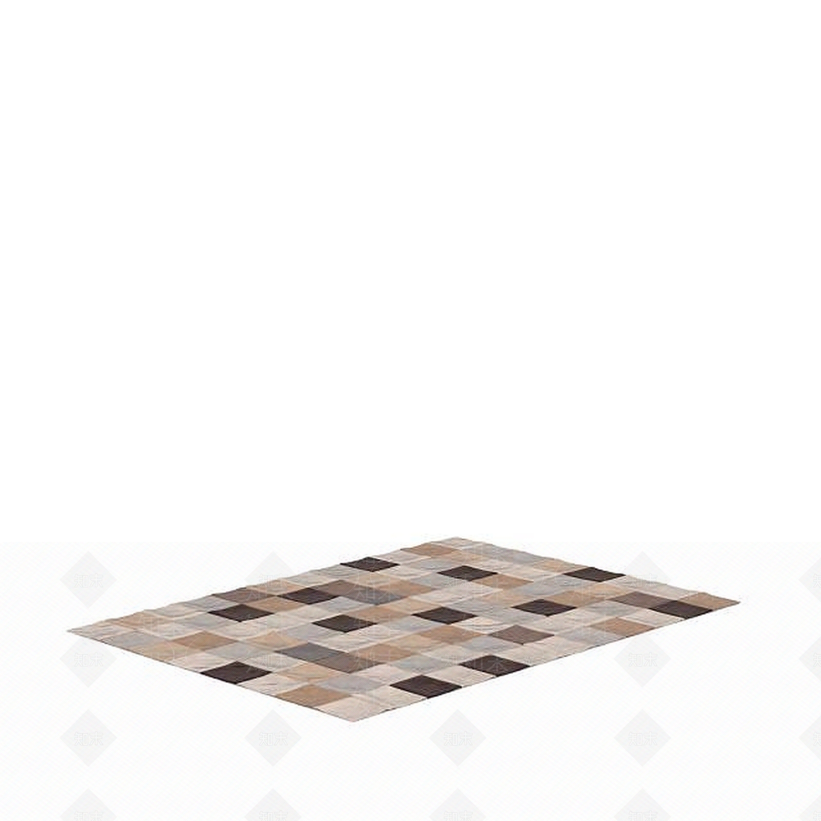 现代方格地毯3D模型下载【ID:1198863072】