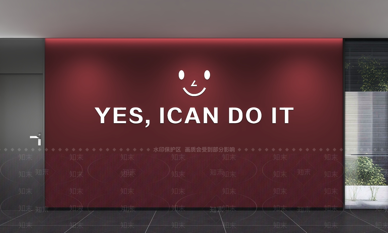 现代简约文化墙3D模型下载【ID:1198864725】
