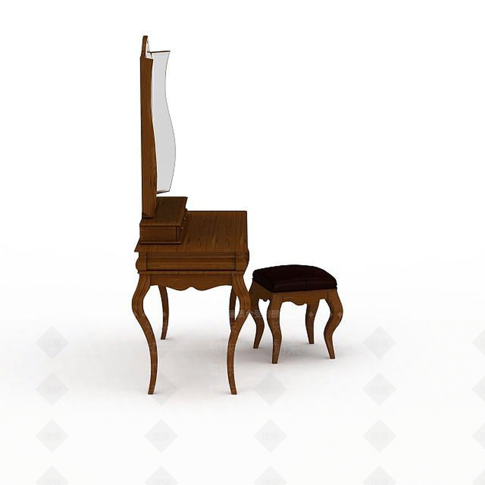 现代客厅梳妆镜3D模型下载【ID:1198866005】