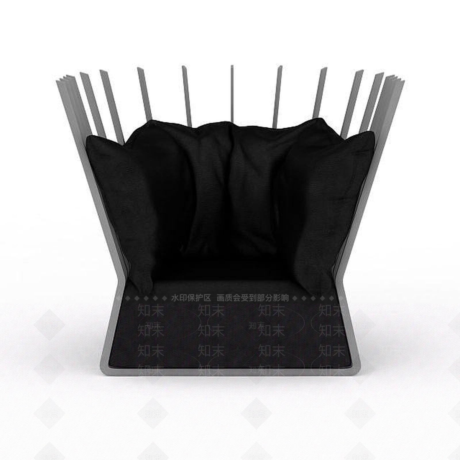 现代创意单人沙发椅3D模型下载【ID:1198866441】