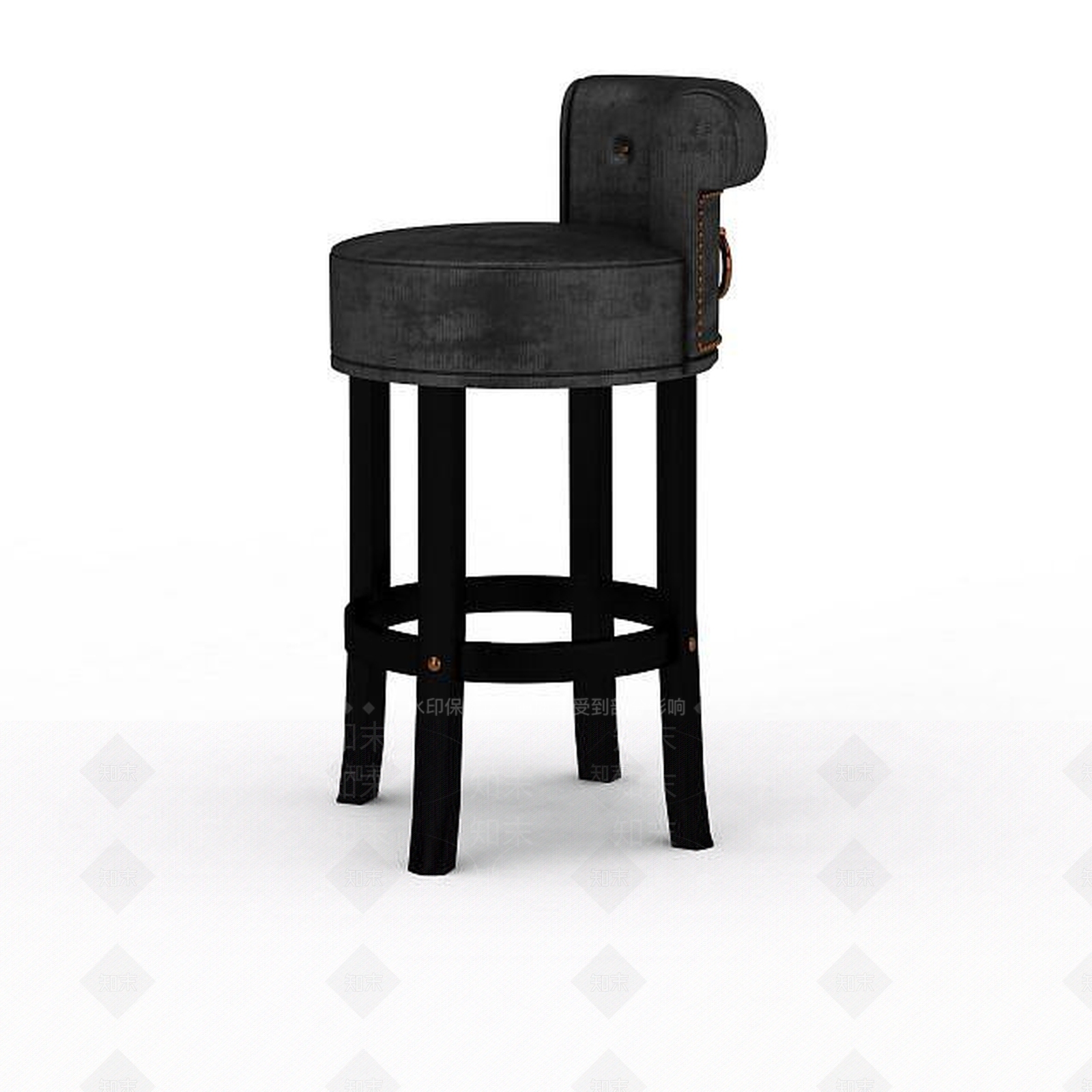 现代高脚椅3D模型下载【ID:1198866497】