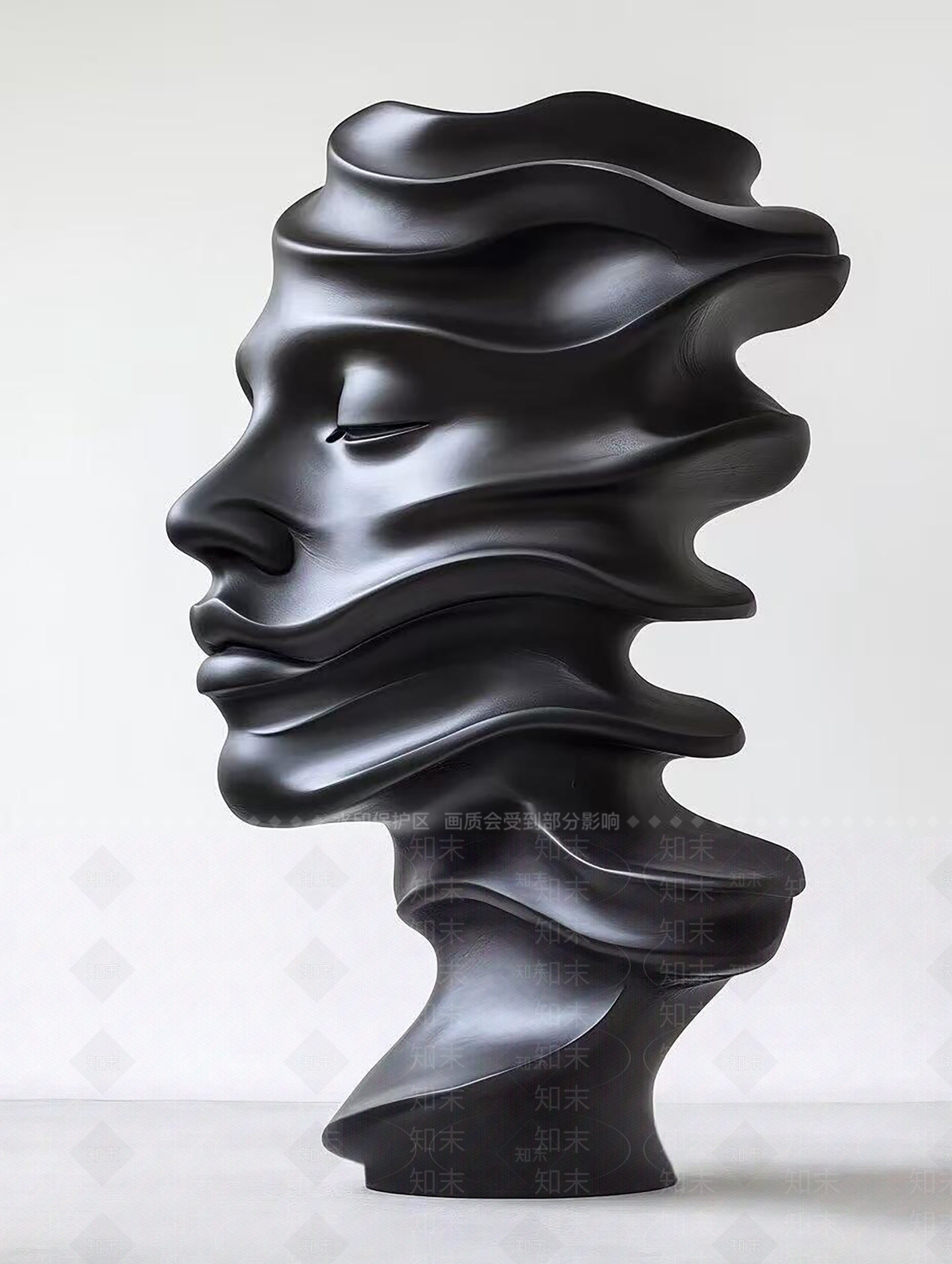 现代简约雕塑摆件SU模型下载【ID:1198867498】