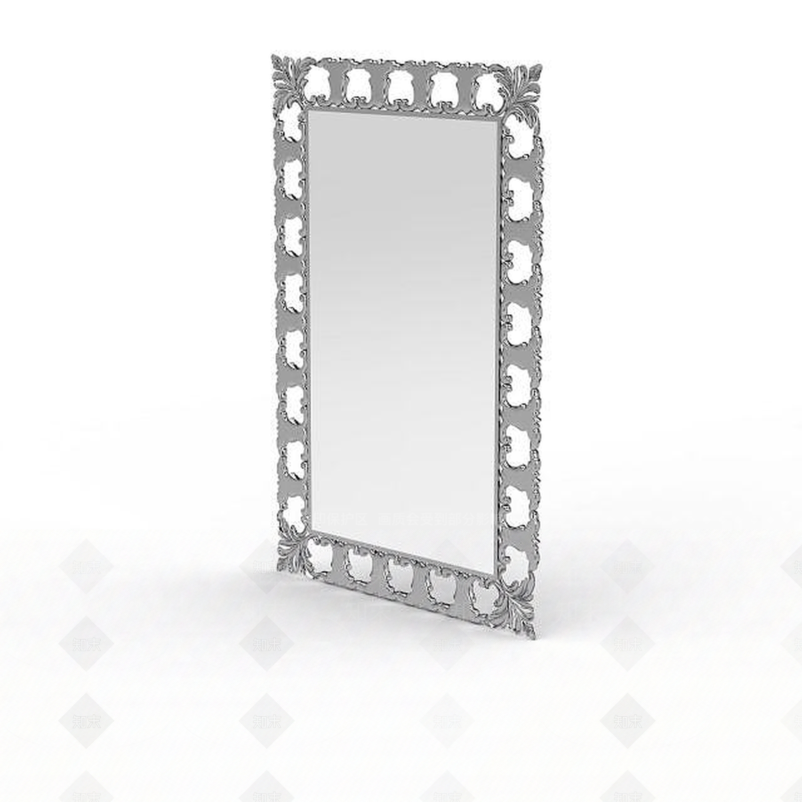 现代梳妆镜3D模型下载【ID:1198867924】
