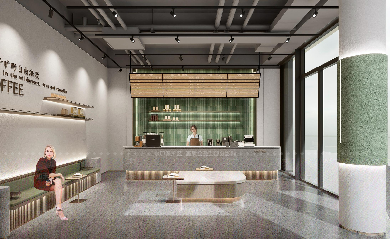 现代极简便利店SU模型下载【ID:1198868126】