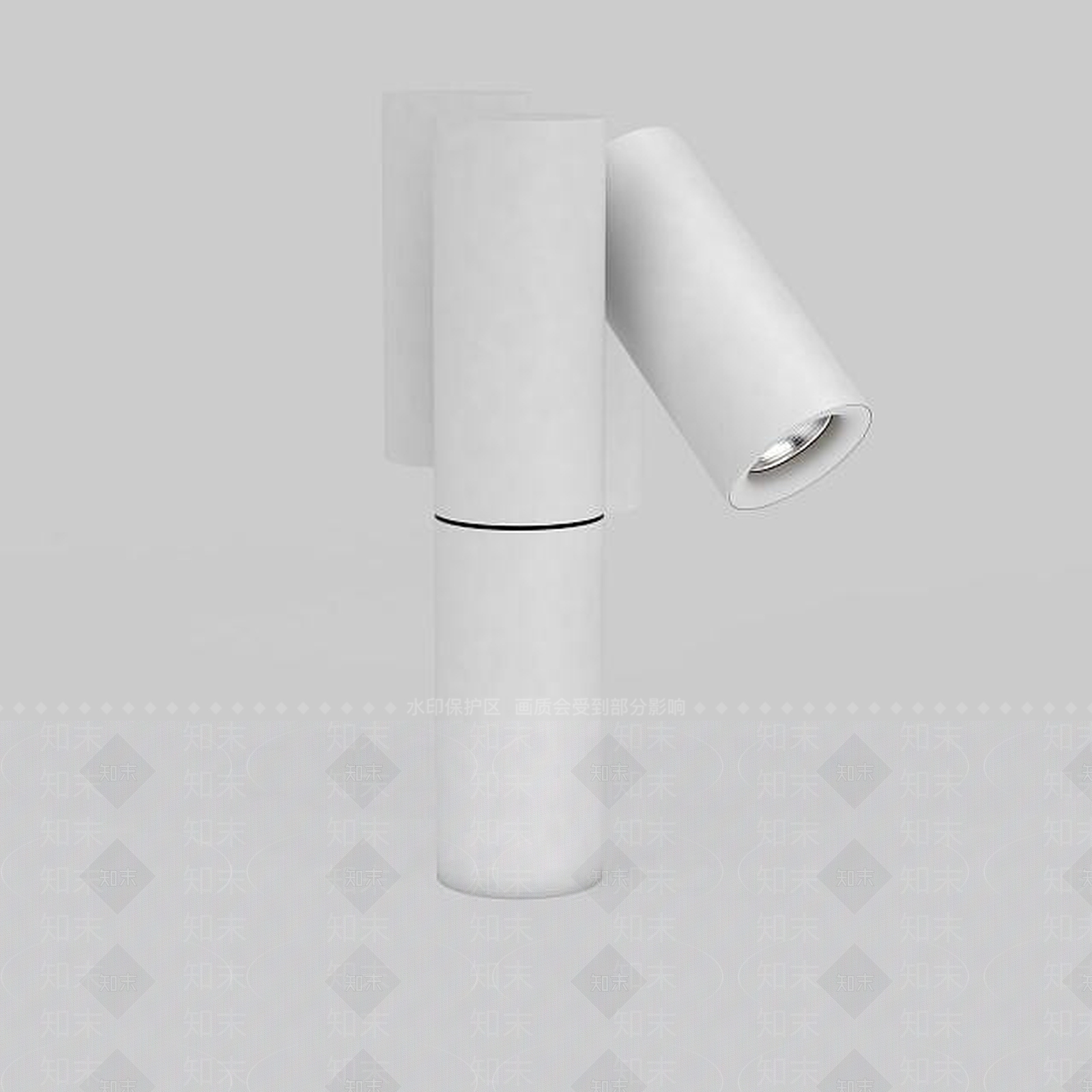 现代圆筒射灯3D模型下载【ID:1198869183】