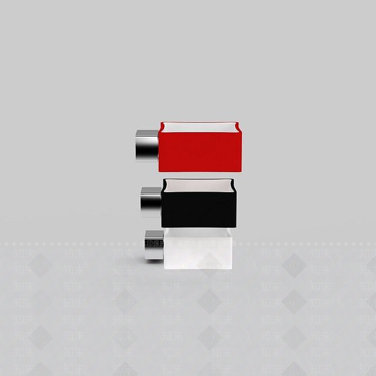 现代方形壁灯3D模型下载【ID:1198869217】