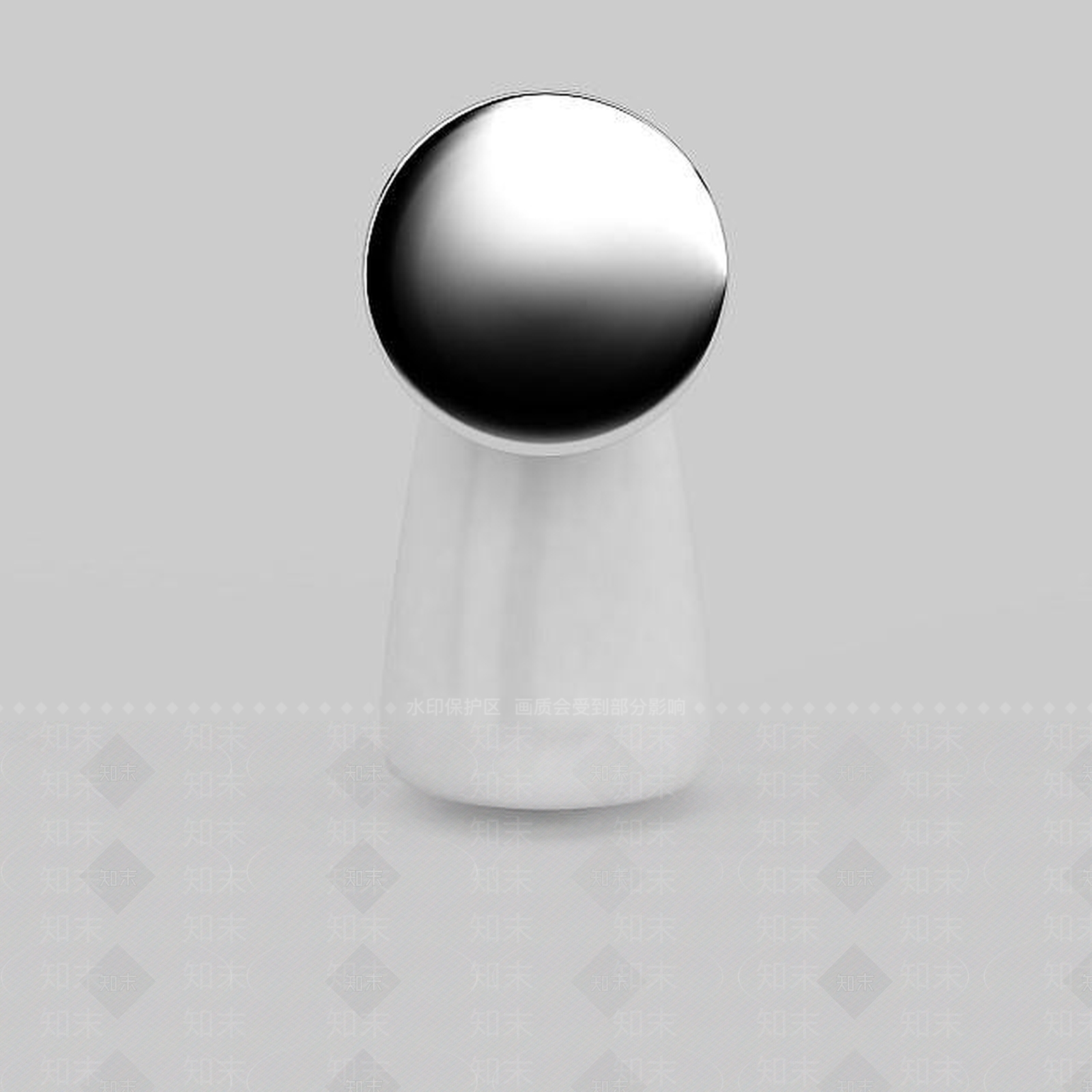 现代白色壁灯3D模型下载【ID:1198869430】