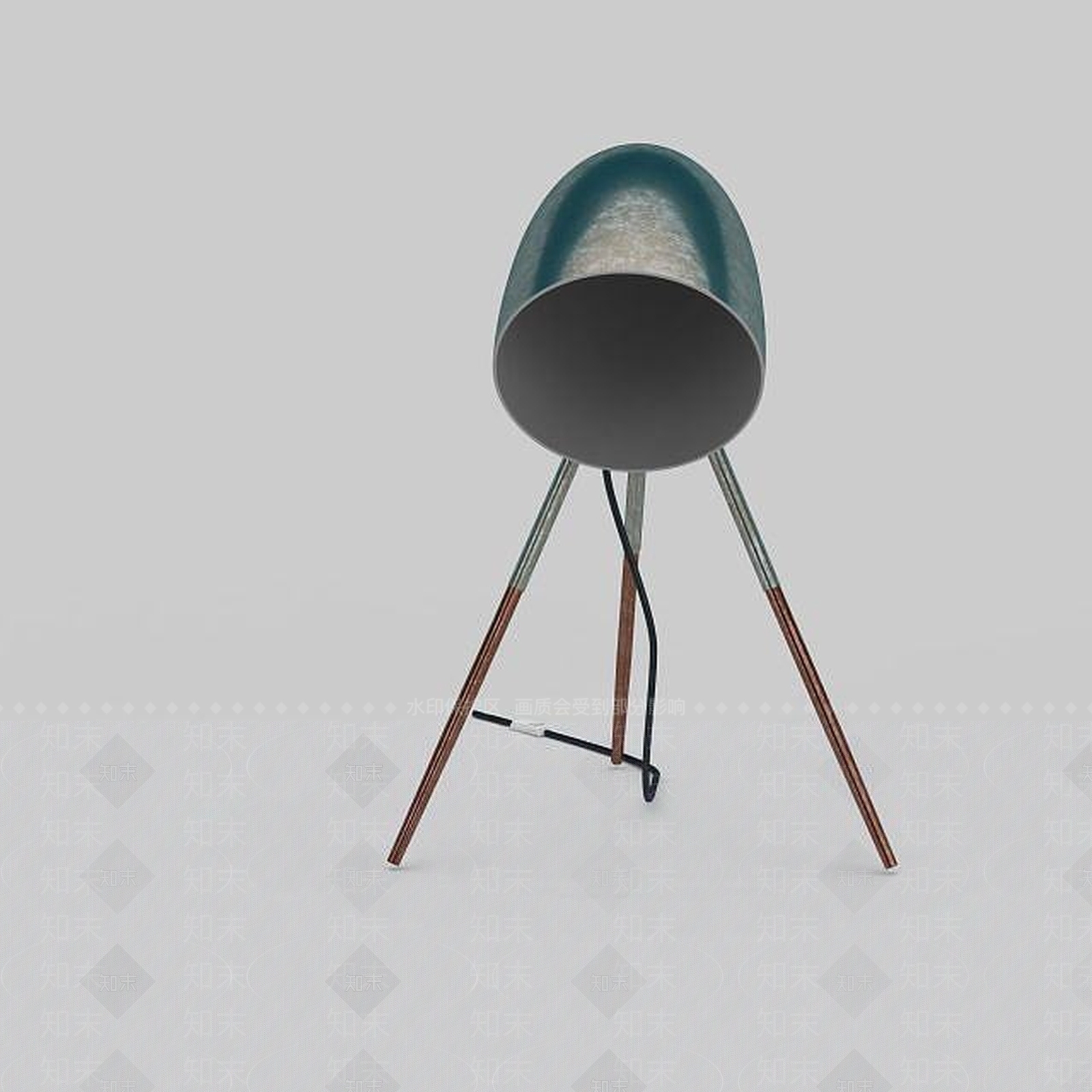 现代三脚落地灯3D模型下载【ID:1198869581】