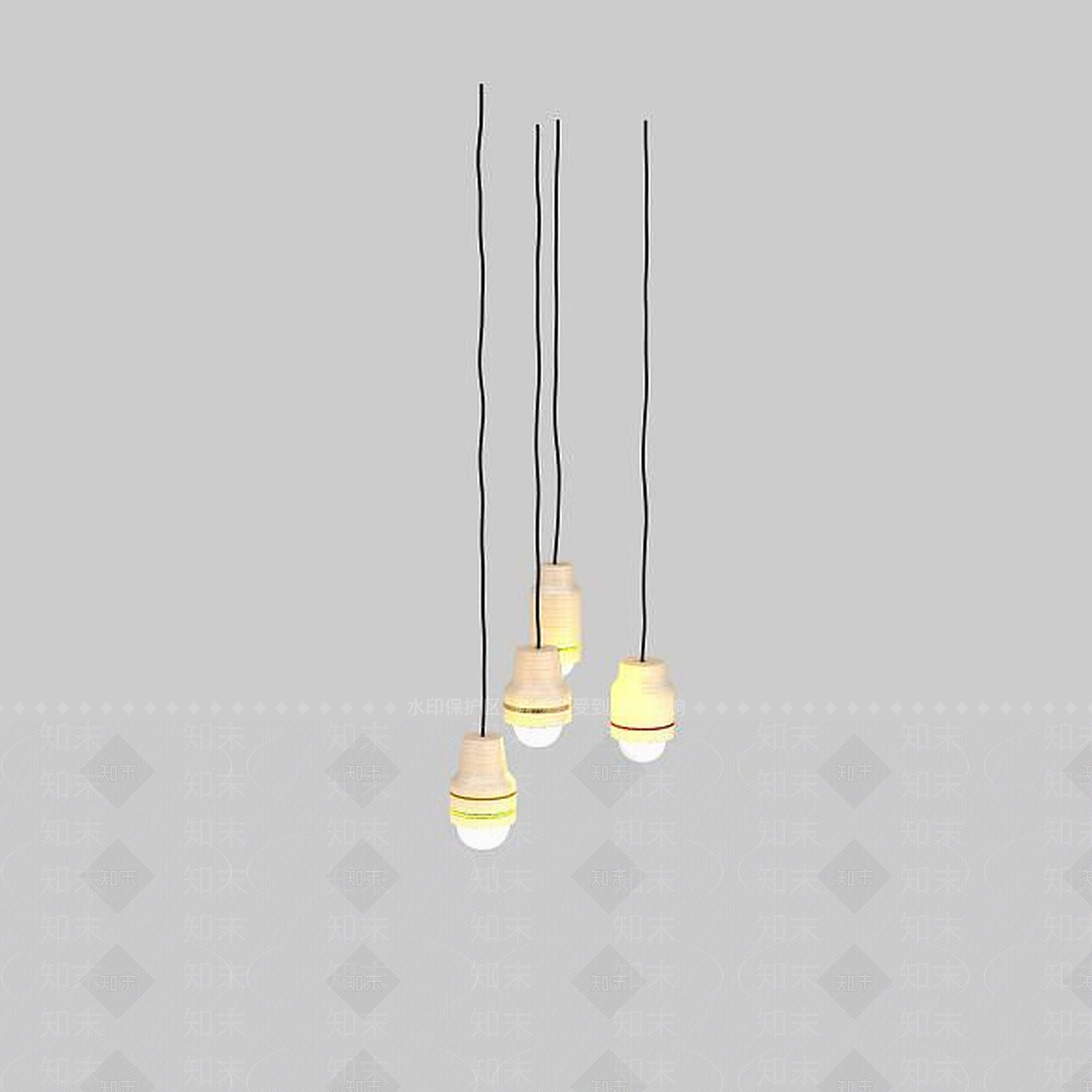 现代餐桌吊灯3D模型下载【ID:1198869683】