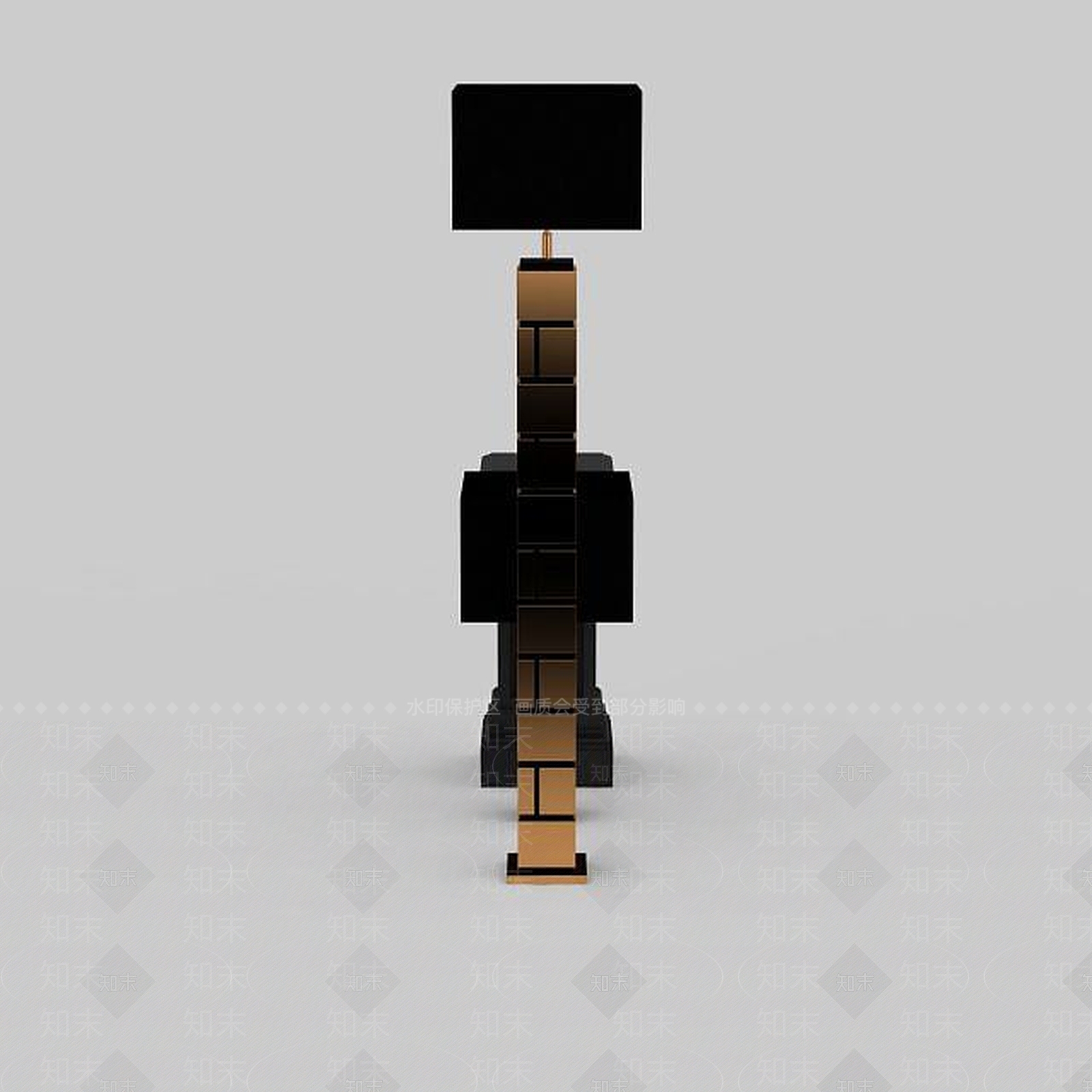 现代别墅陈设灯3D模型下载【ID:1198869787】