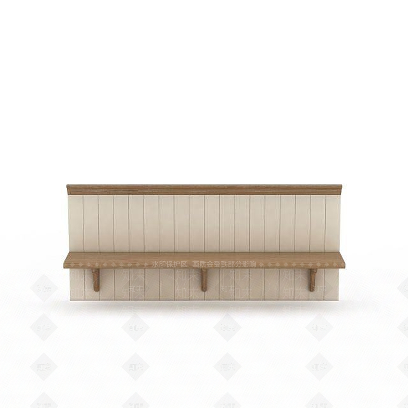 现代商场休息长椅3D模型下载【ID:1198869929】