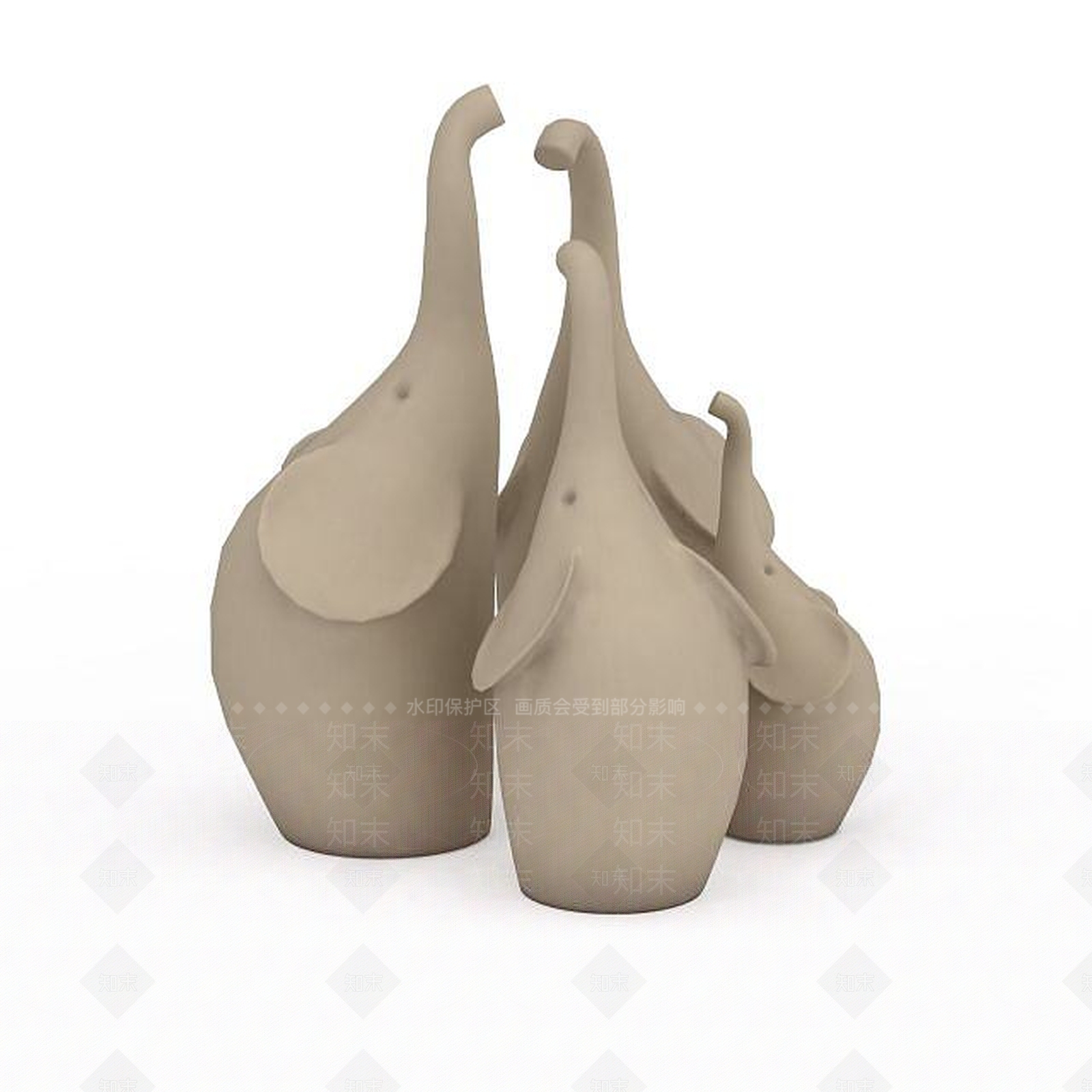 现代艺术陈设品3D模型下载【ID:1198870138】