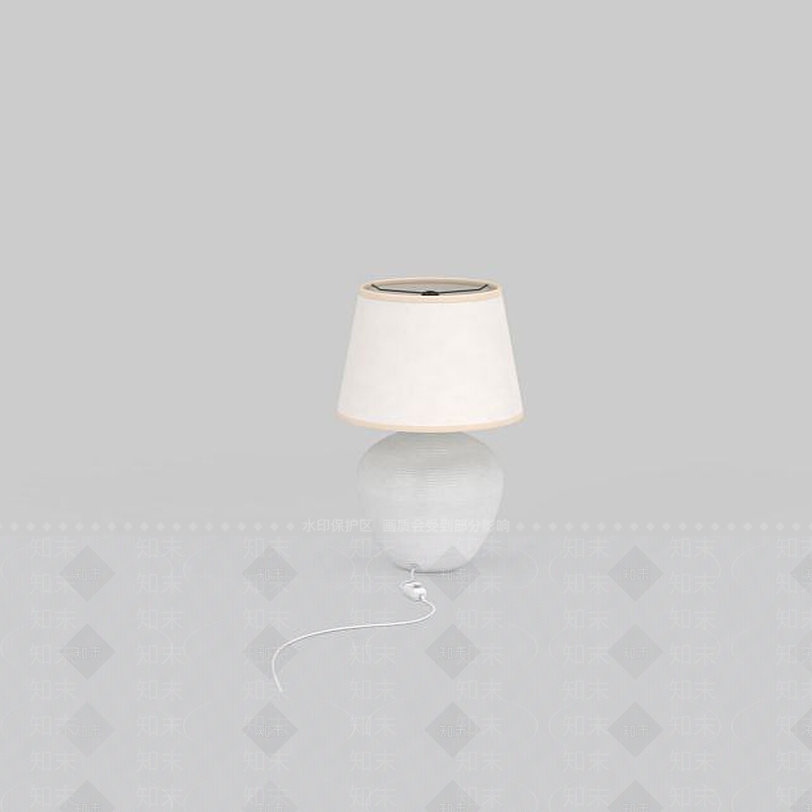 现代卧室台灯3D模型下载【ID:1198870996】