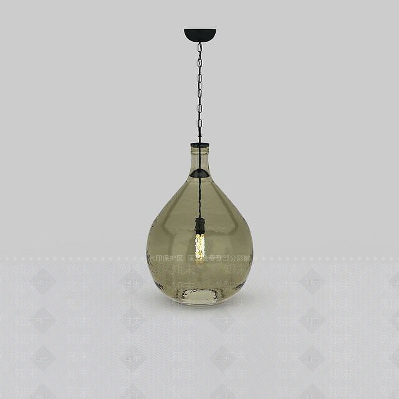 现代餐厅吊灯3D模型下载【ID:1198871430】