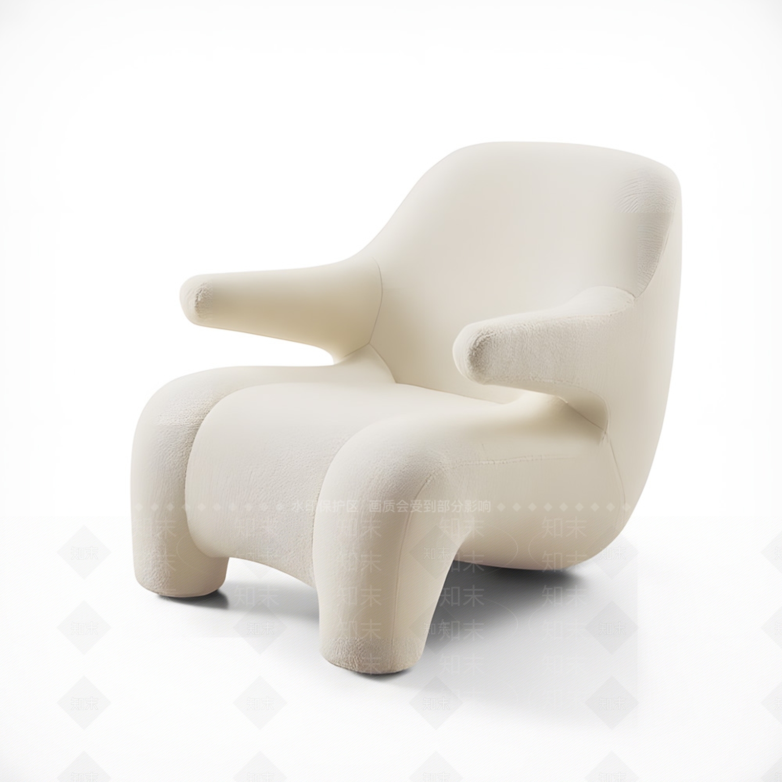 现代休闲椅3D模型下载【ID:1198871445】