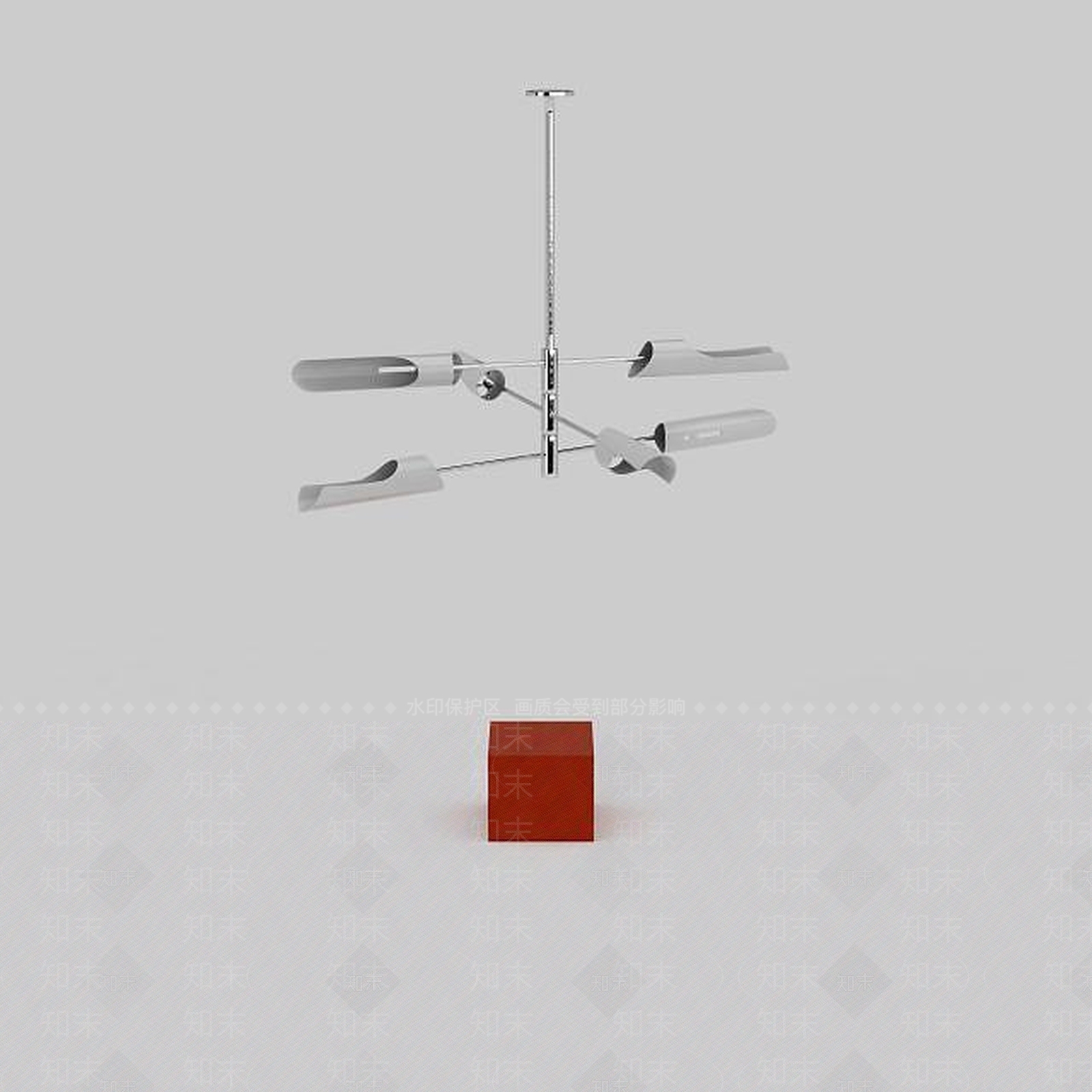 现代室内吊灯3D模型下载【ID:1198871503】