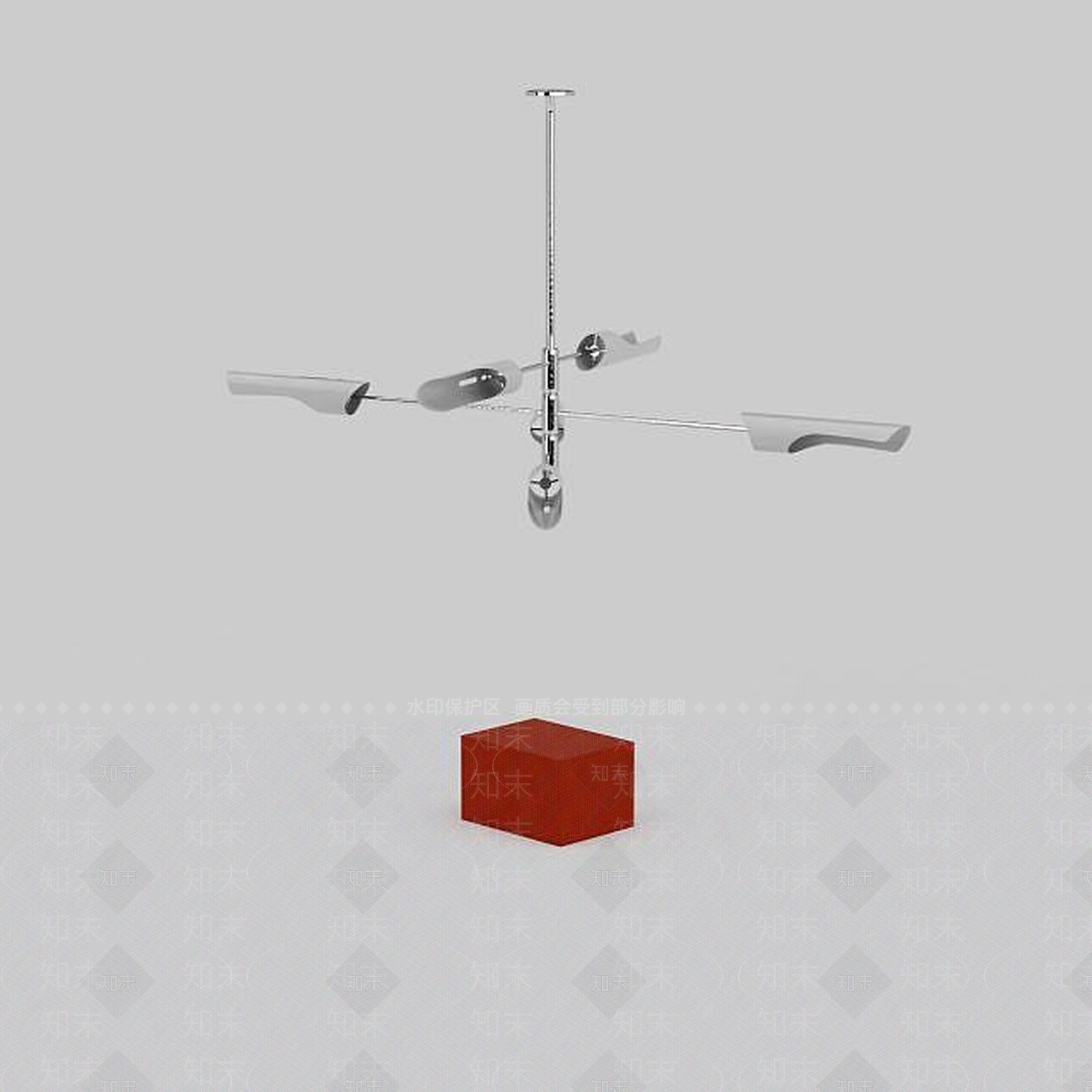 现代室内吊灯3D模型下载【ID:1198871503】