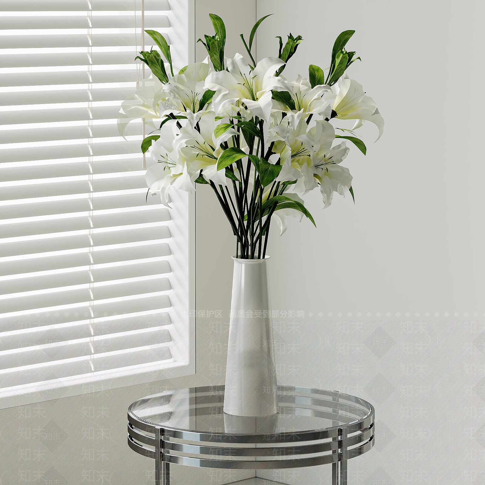 现代简约花瓶3D模型下载【ID:1198872255】