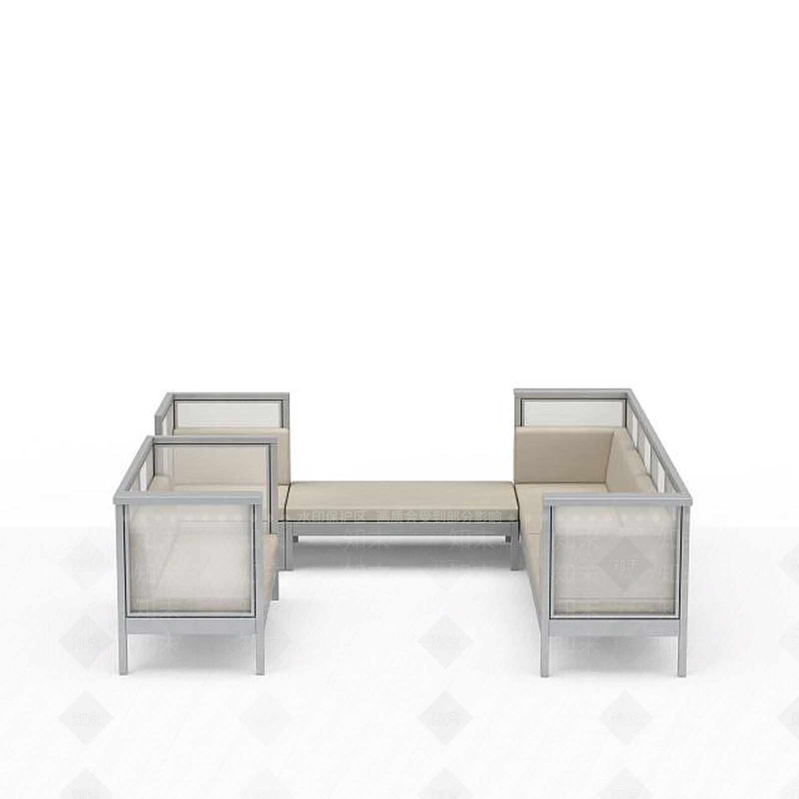 现代创意沙发组合3D模型下载【ID:1198873033】
