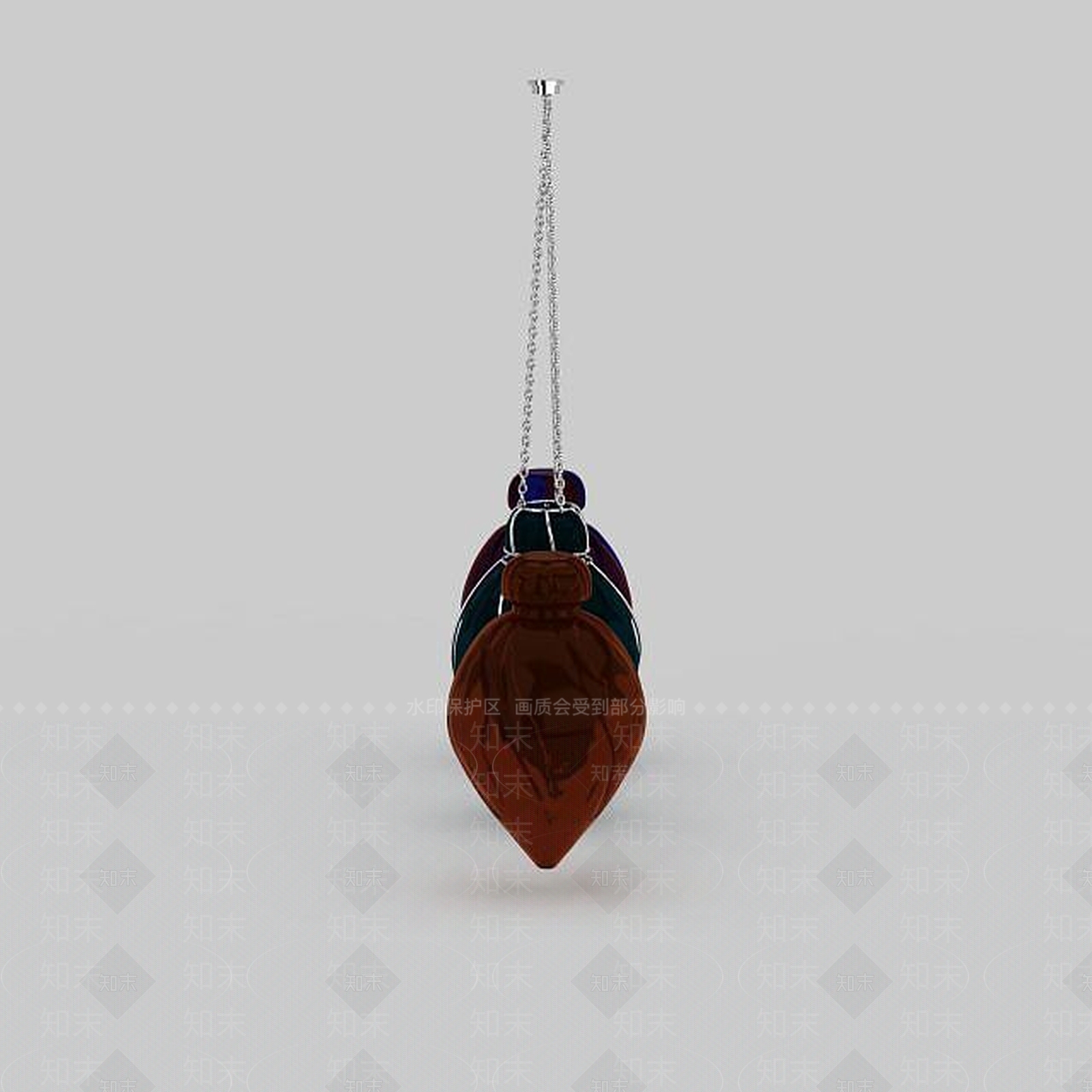 现代酒瓶吊灯3D模型下载【ID:1198873100】