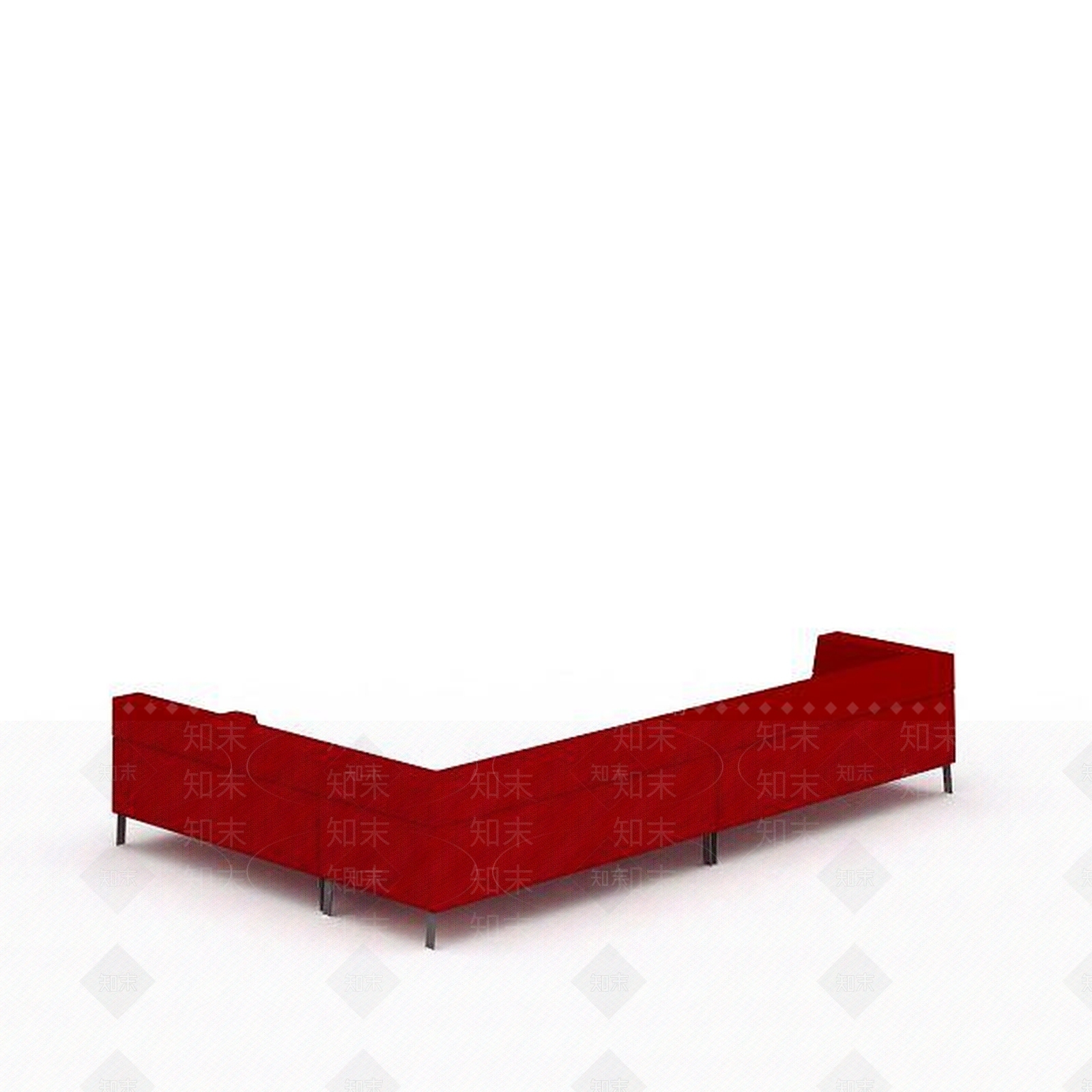 现代简约转角沙发3D模型下载【ID:1198873314】