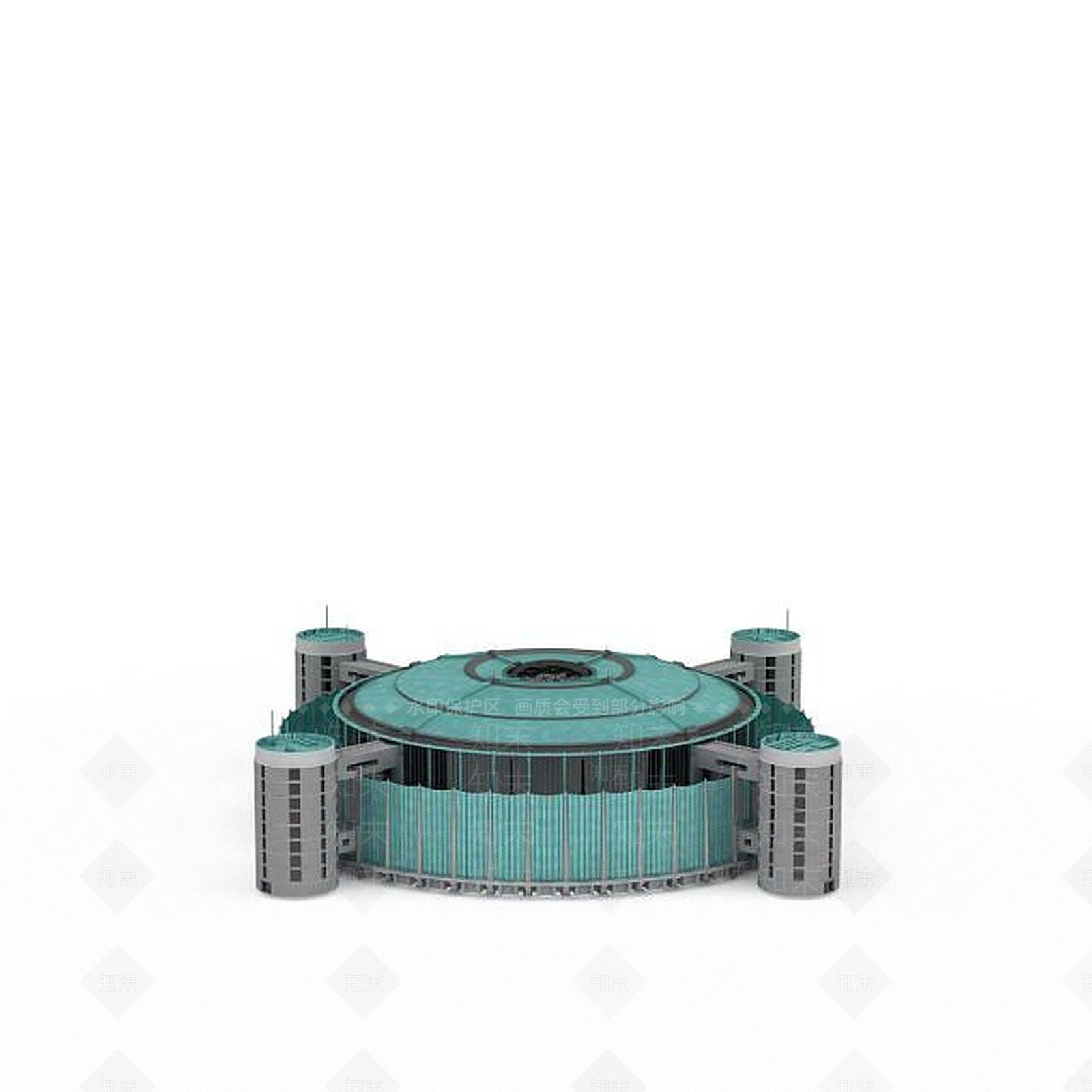 现代建筑3D模型下载【ID:1198873529】