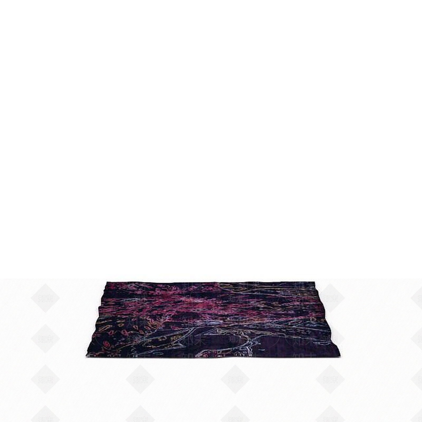 现代客厅地毯3D模型下载【ID:1198874533】