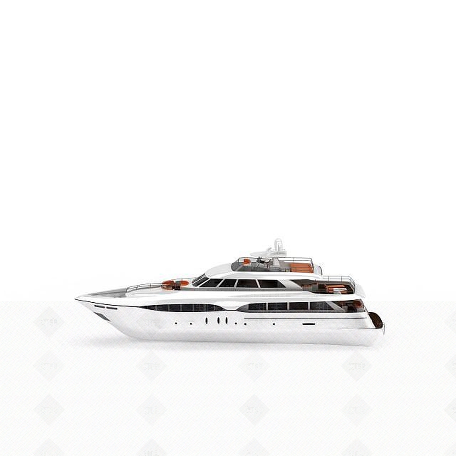 现代豪华游艇3D模型下载【ID:1198874558】