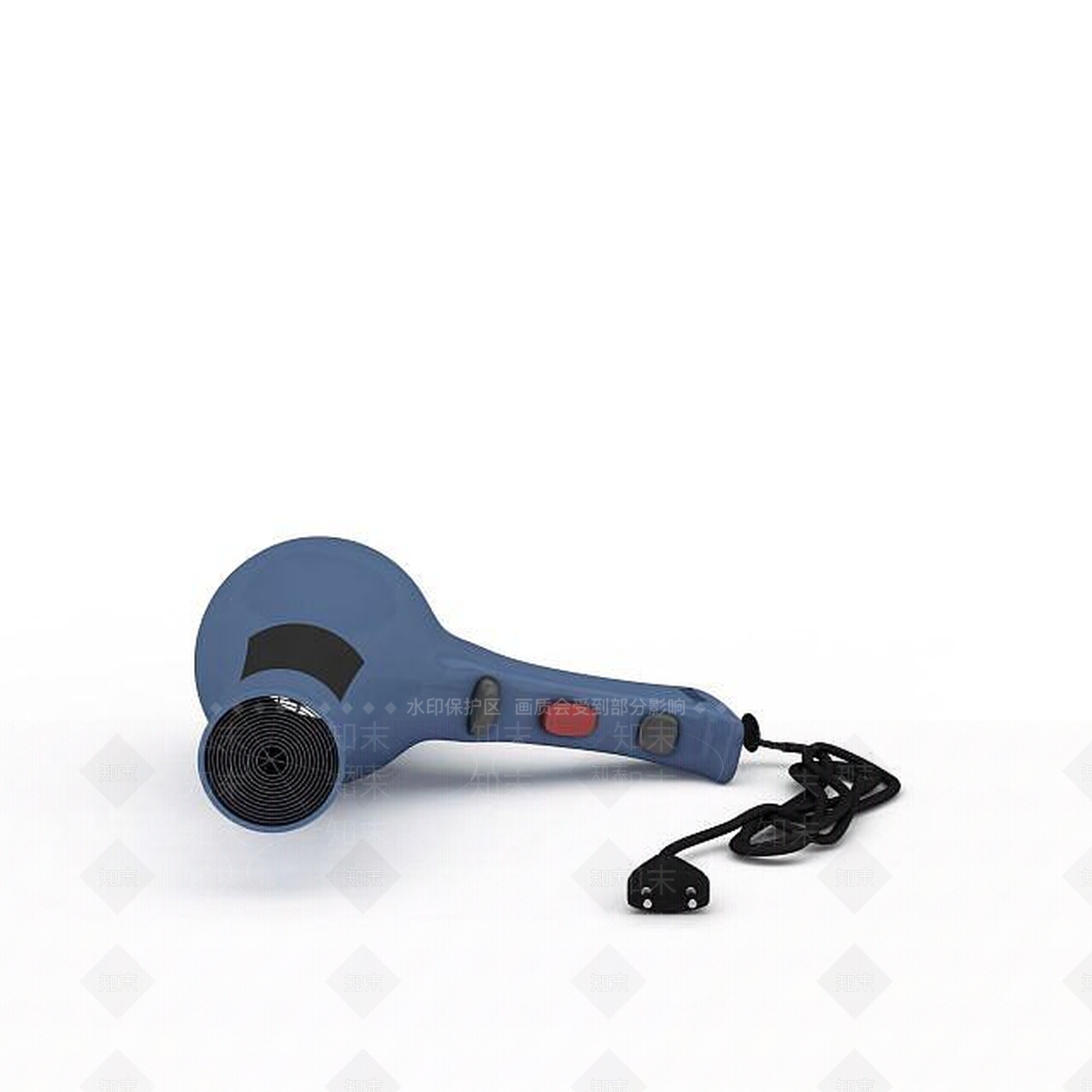 现代美发吹风机3D模型下载【ID:1198875840】