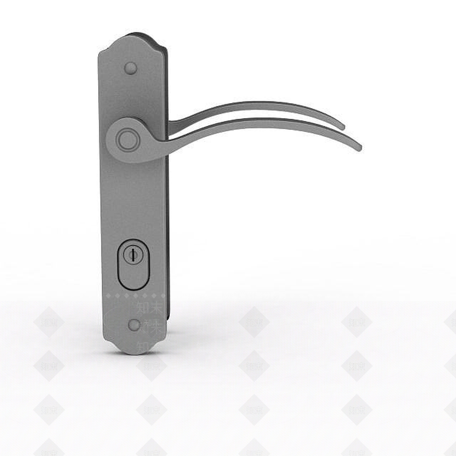 现代门把手3D模型下载【ID:1199082995】