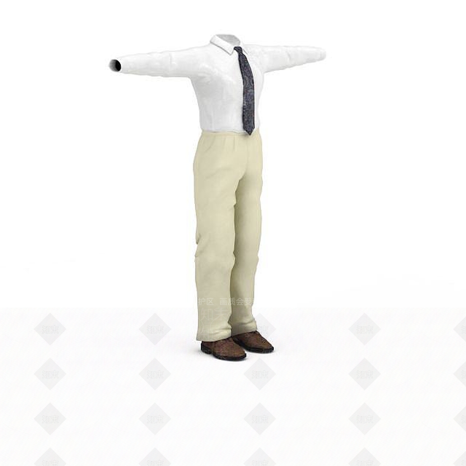 现代男士服装3D模型下载【ID:1198876525】