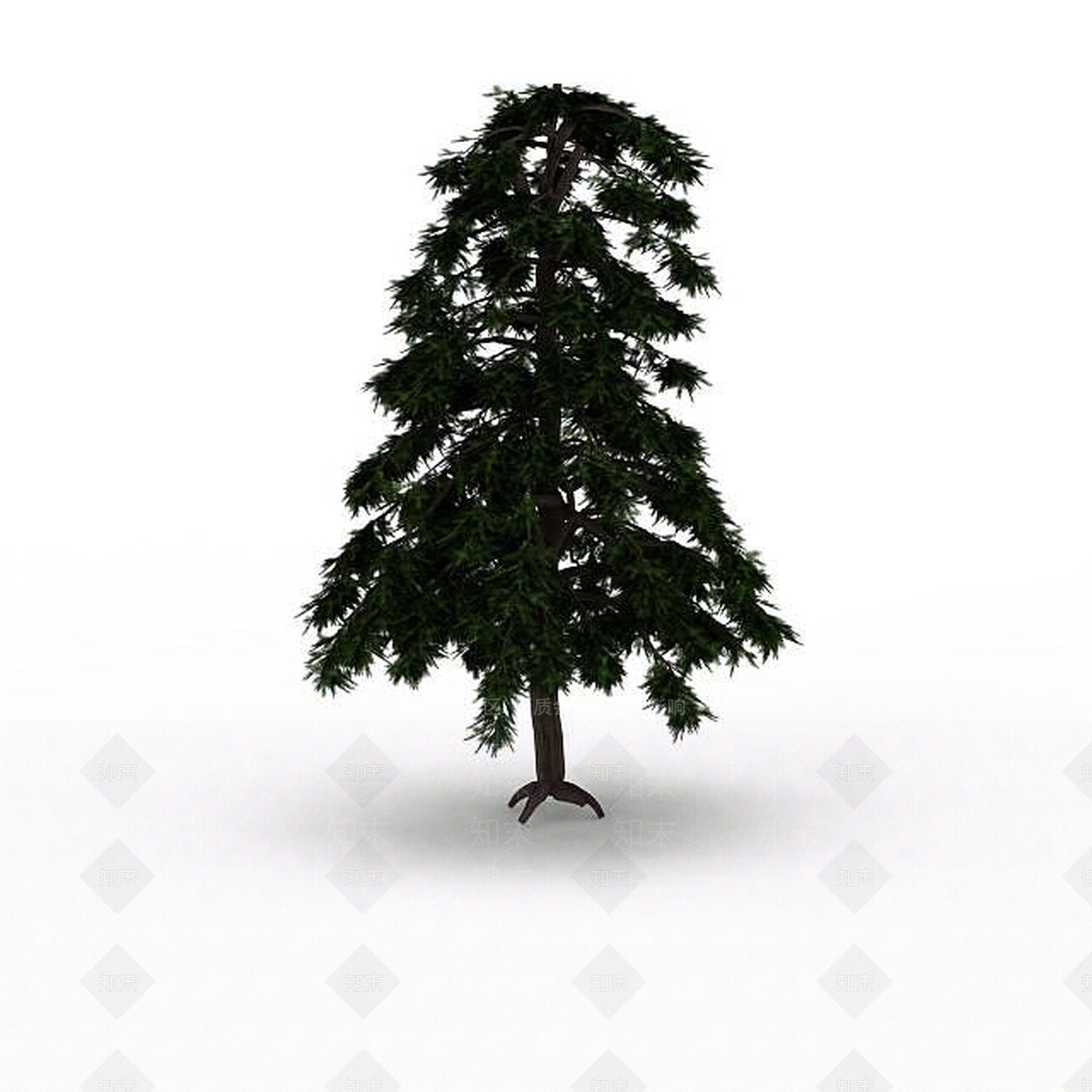 现代绿色景观树3D模型下载【ID:1198878247】