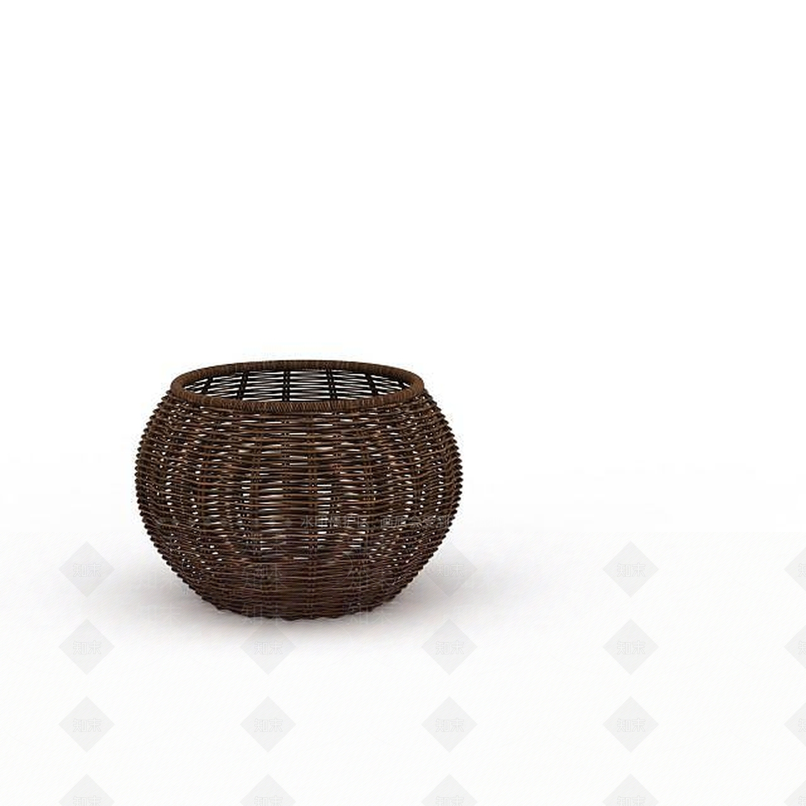 现代编制竹篓3D模型下载【ID:1198878372】