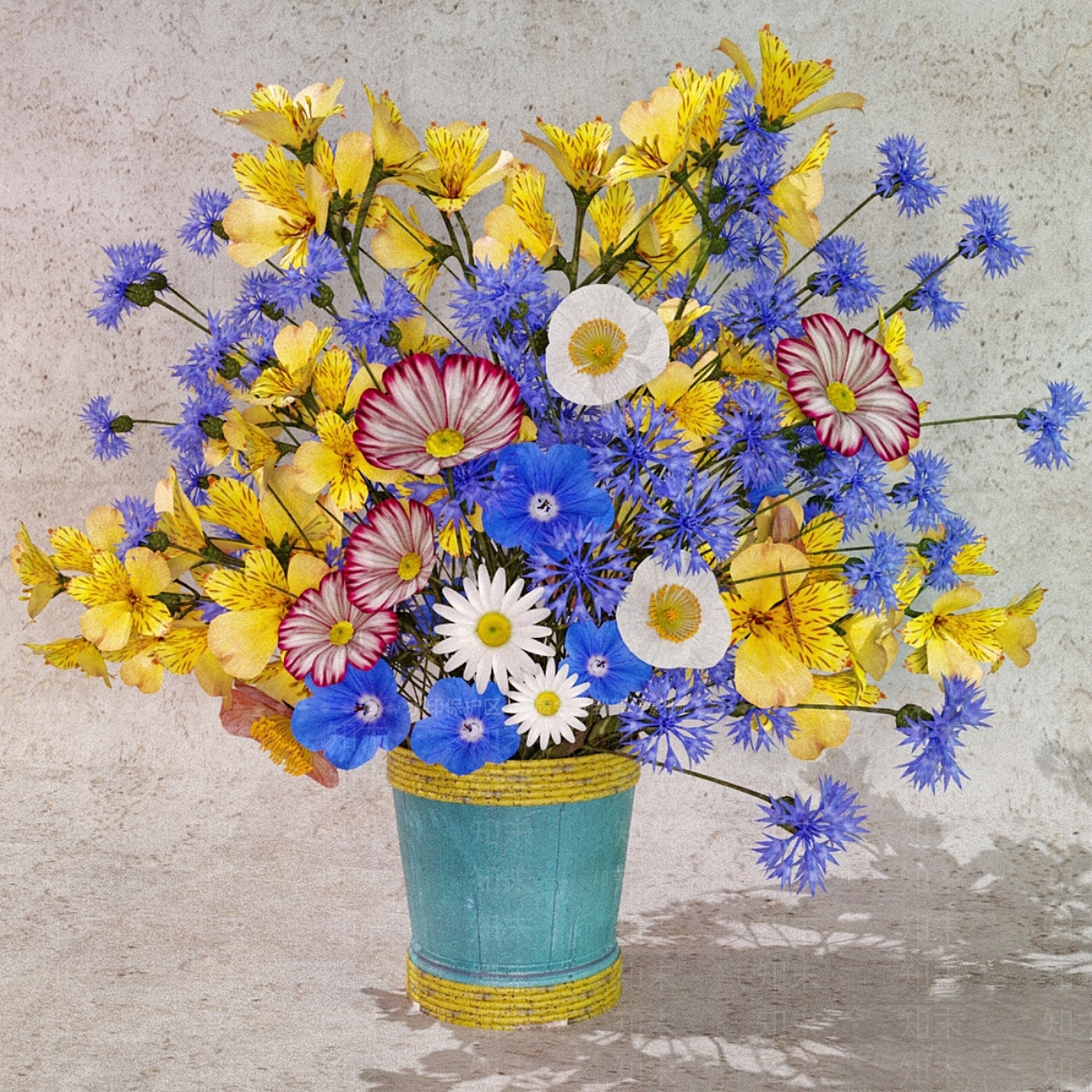 花艺3D模型下载【ID:1198879344】